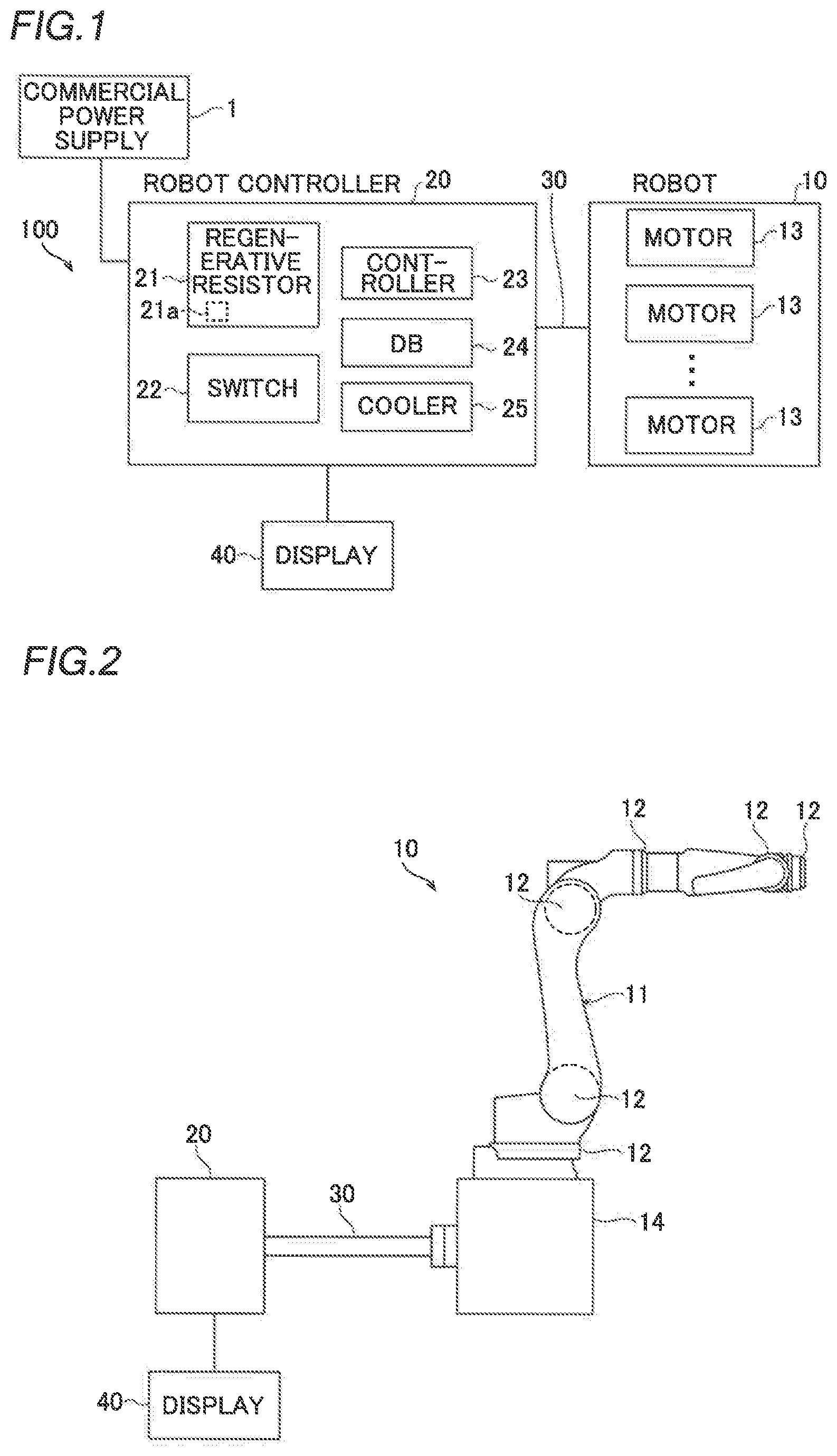Patent US12318945 — Robot system and method for predicting life of regenerative resistor — Figure 1