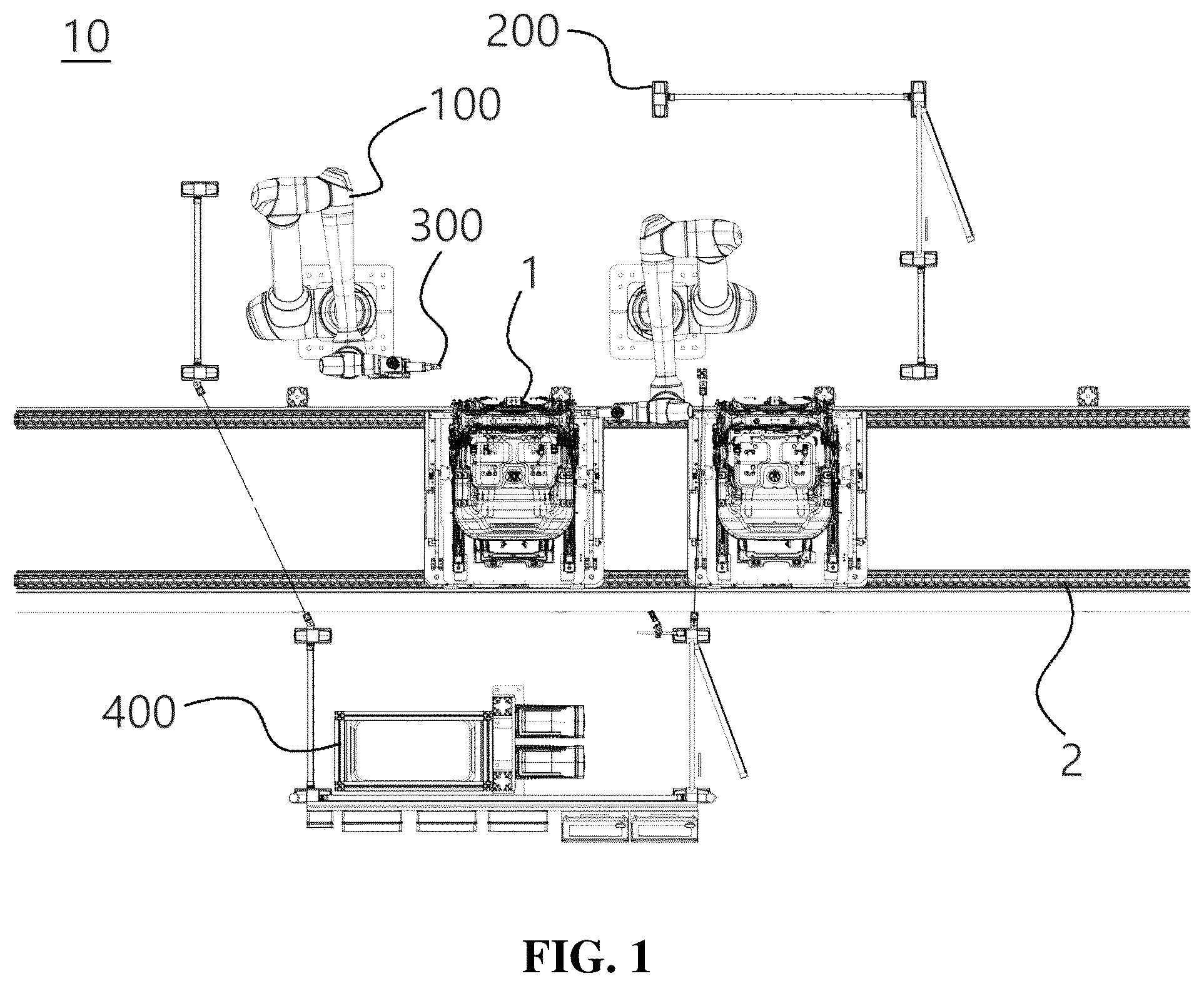 Patent US12318947 — Recliner automatic fastening system and recliner automatic fastening method — Figure 1
