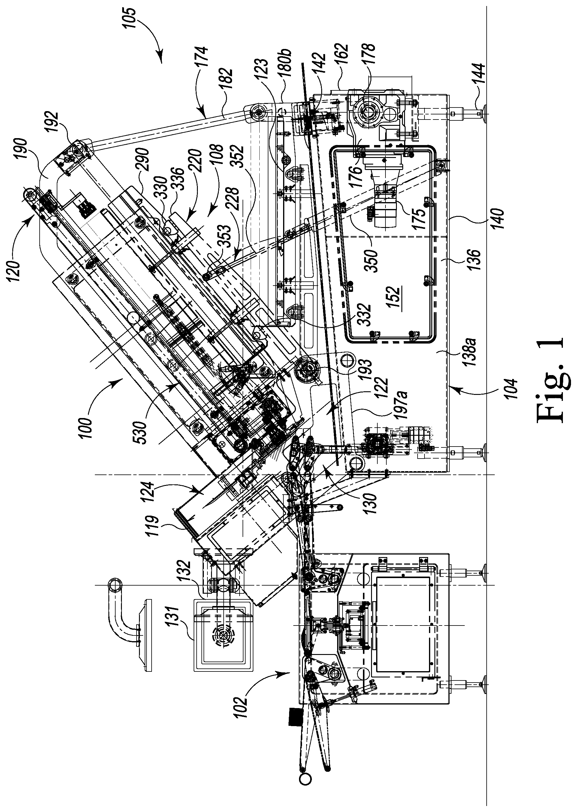 Patent US12318958 — High speed slicing machine — Figure 1