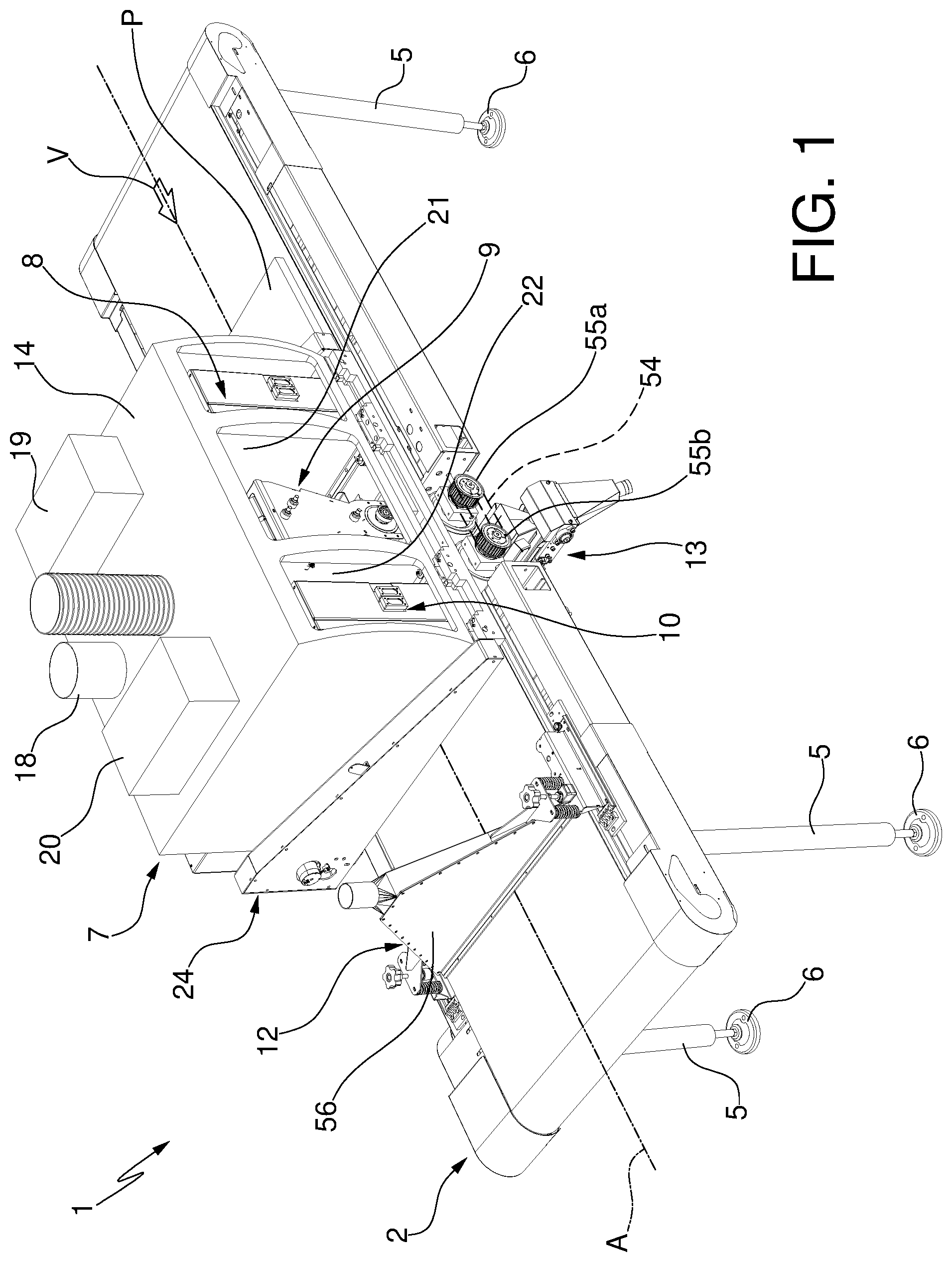 Patent US12318962 — Machine and method for decorating items with granular materials — Figure 1