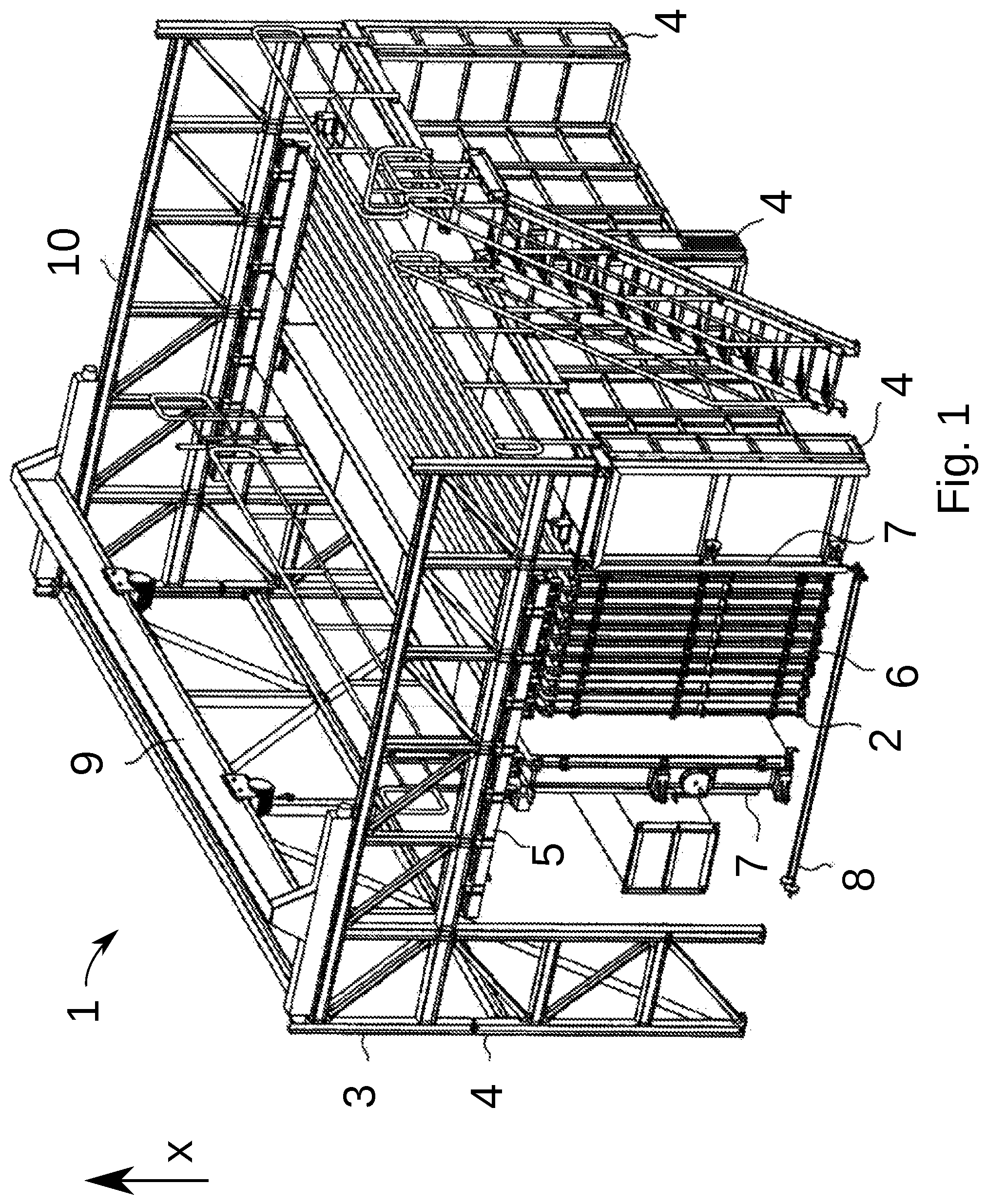 Patent US12318963 — Formwork device — Figure 1