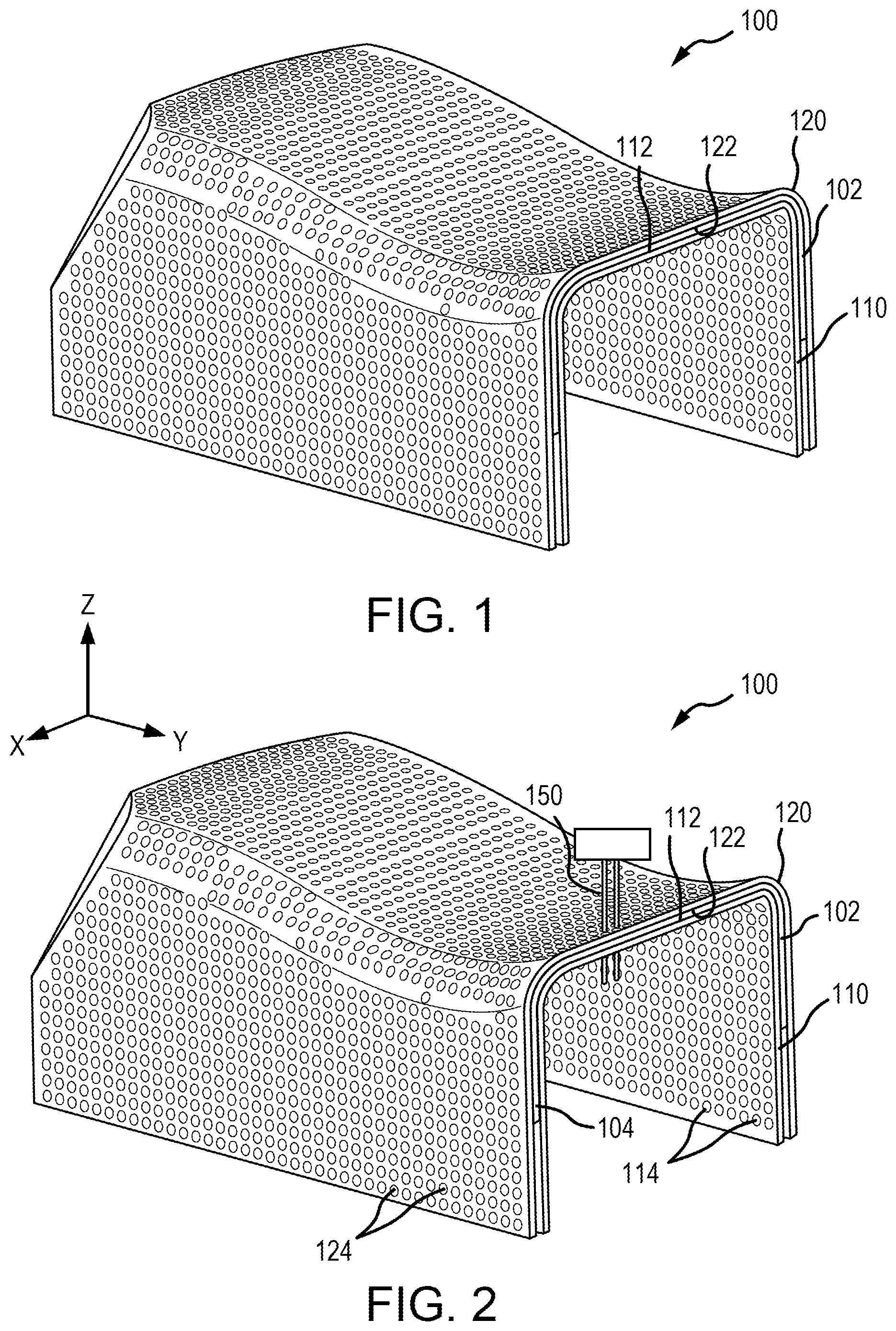 Patent US12318964 — Conformable tooling systems and methods for complex contour composite preforms — Figure 1