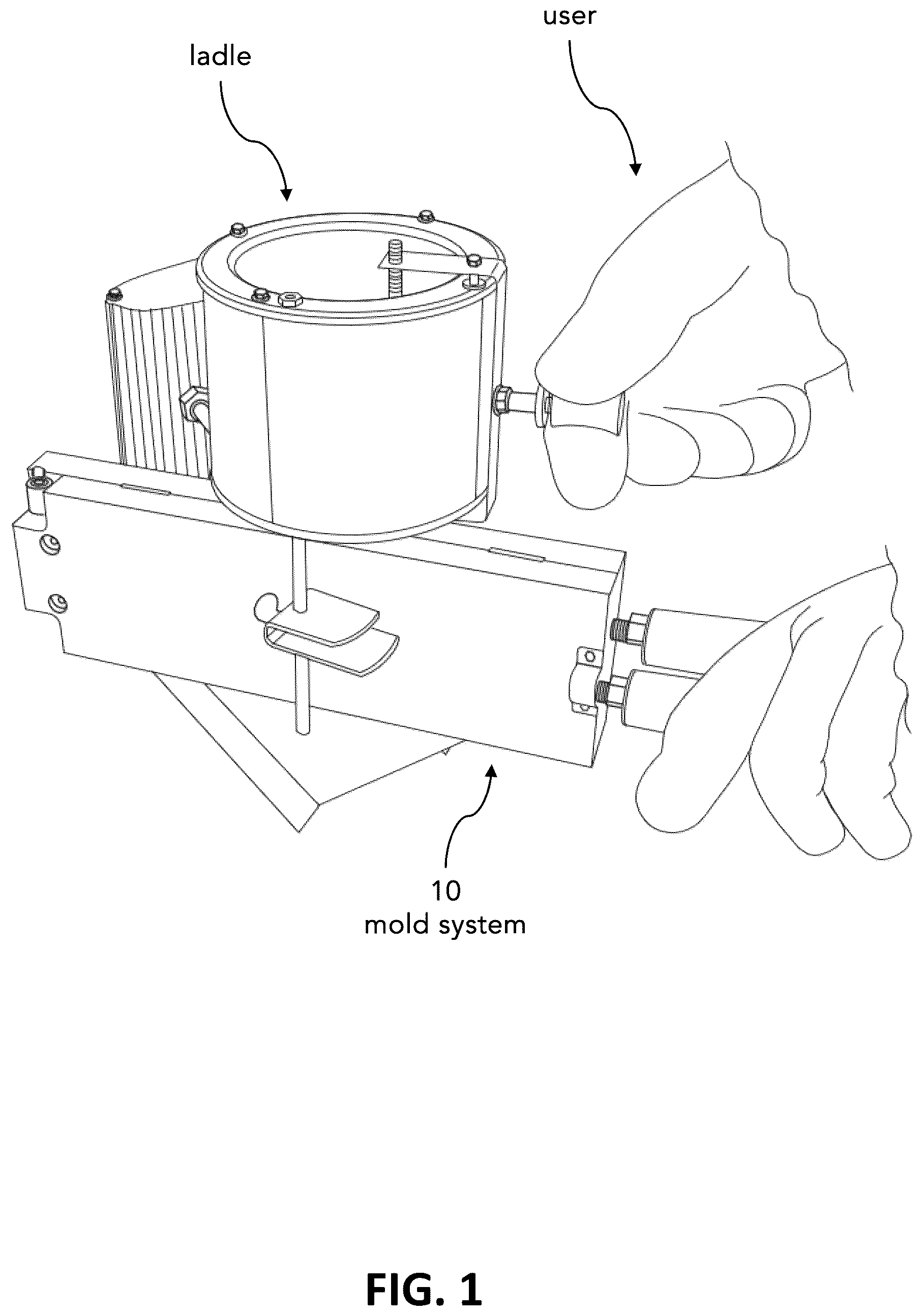 Patent US12318974 — Modular book mold systems and methods — Figure 1