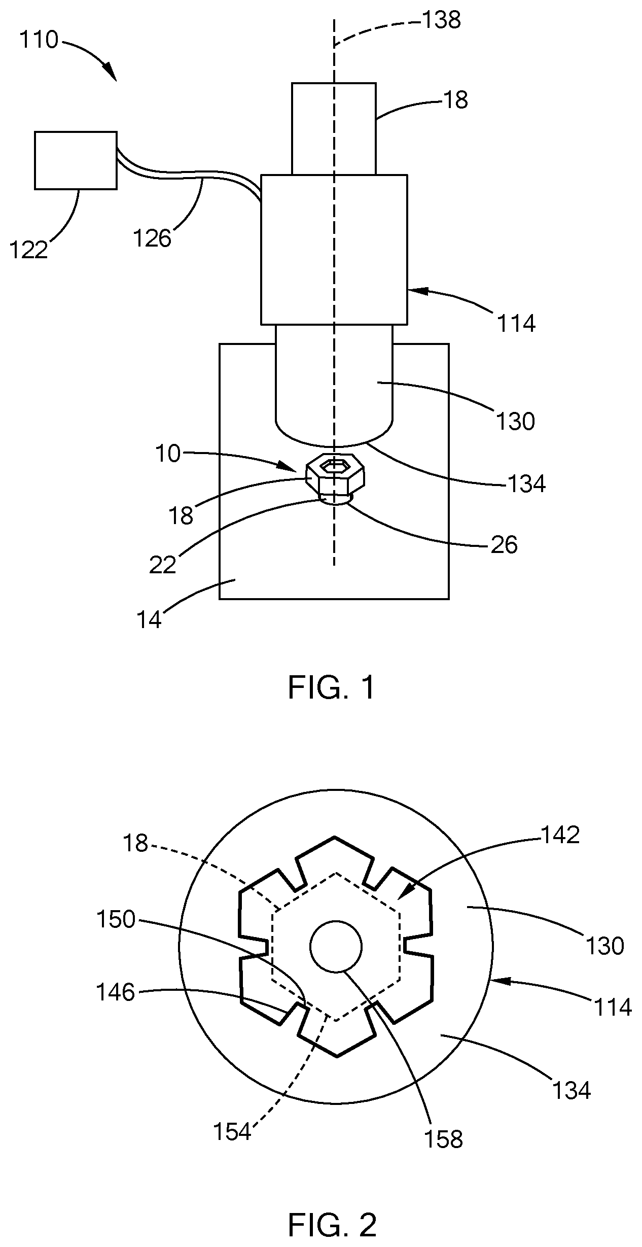 Patent US12318979 — Dual torque and injection molding device — Figure 1