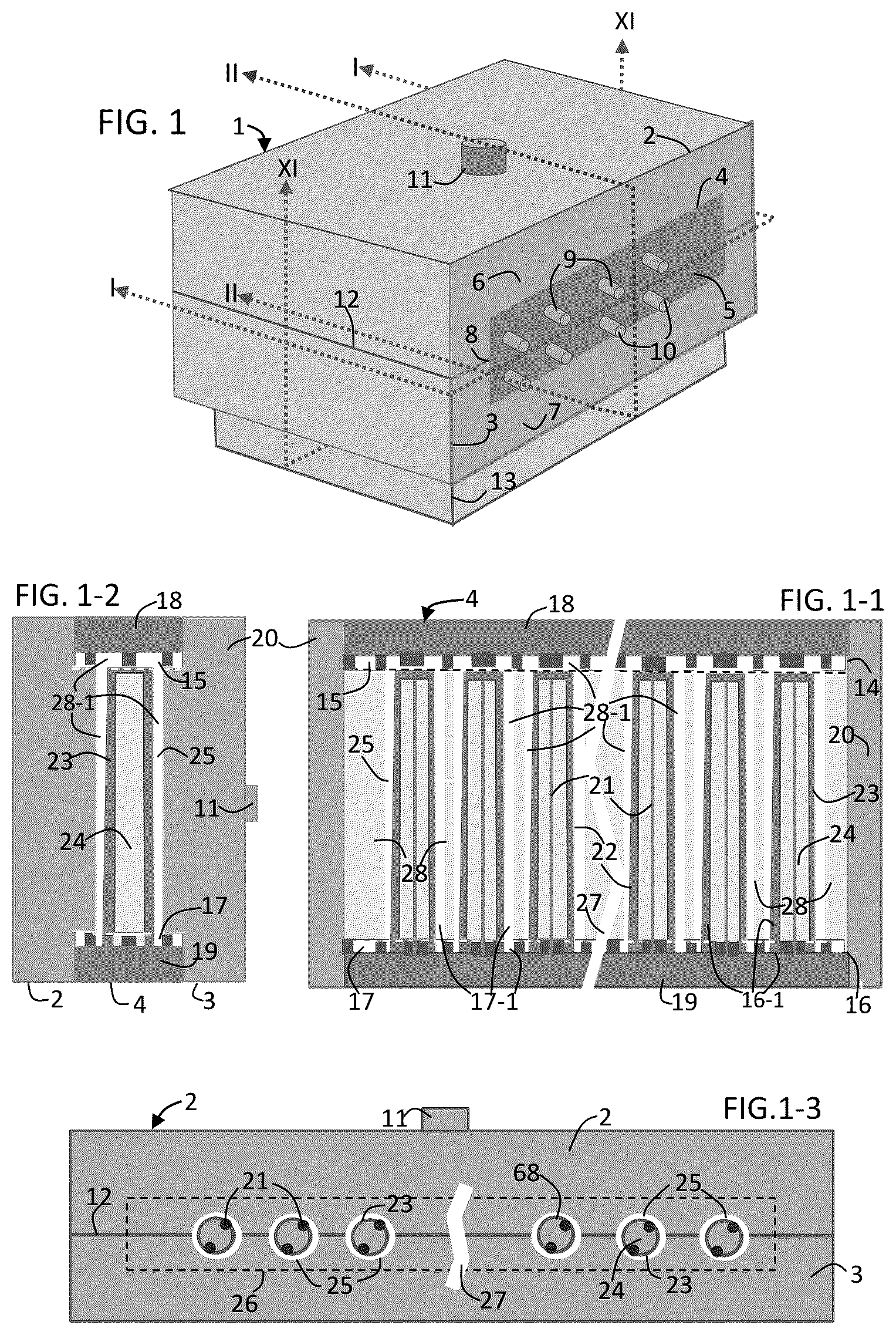 Patent US12318982 — Plastic tube screen fill injection mold — Figure 1