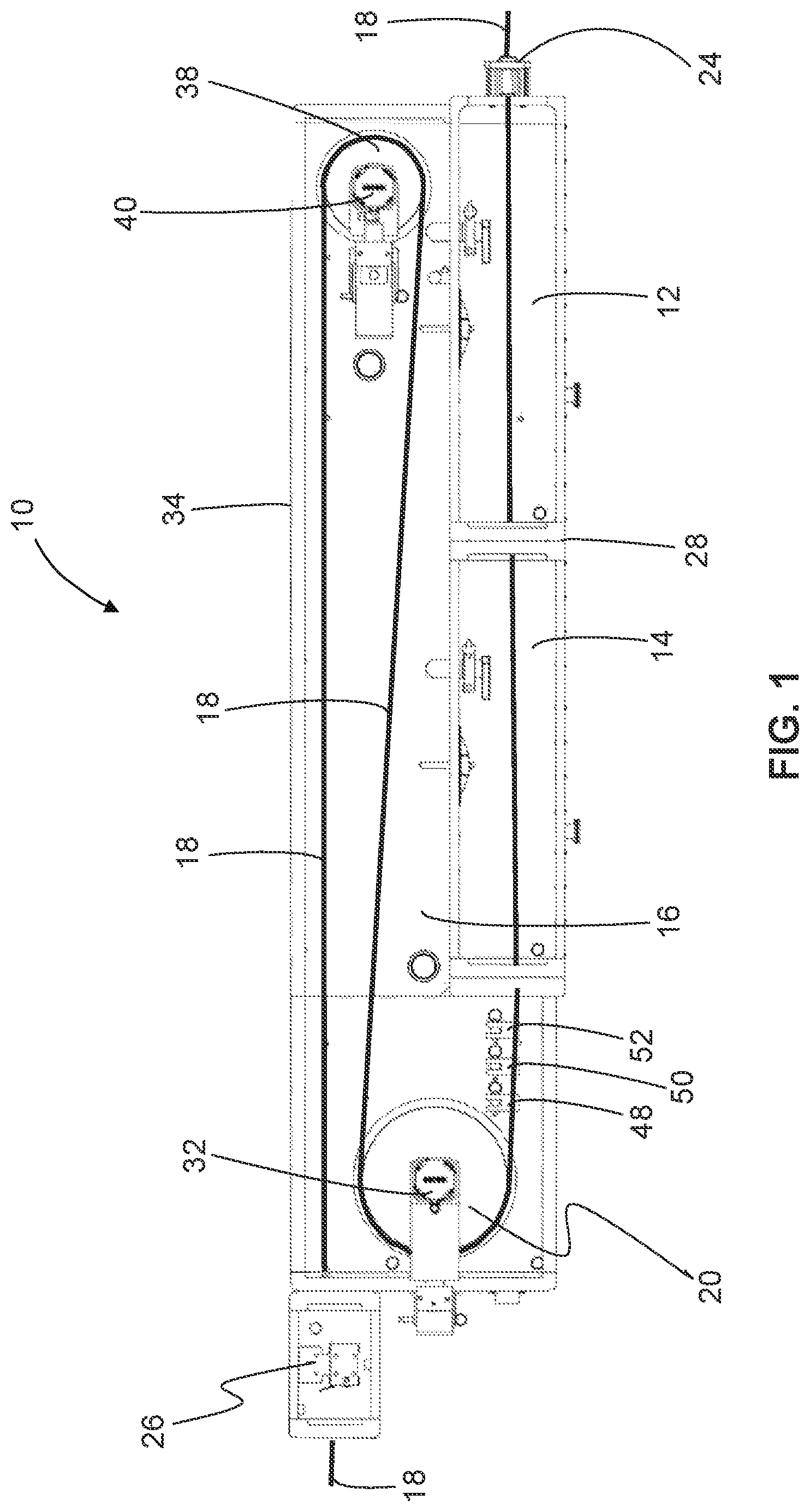 Patent US12318988 — Multi pass extrudate cooling tank and method — Figure 1