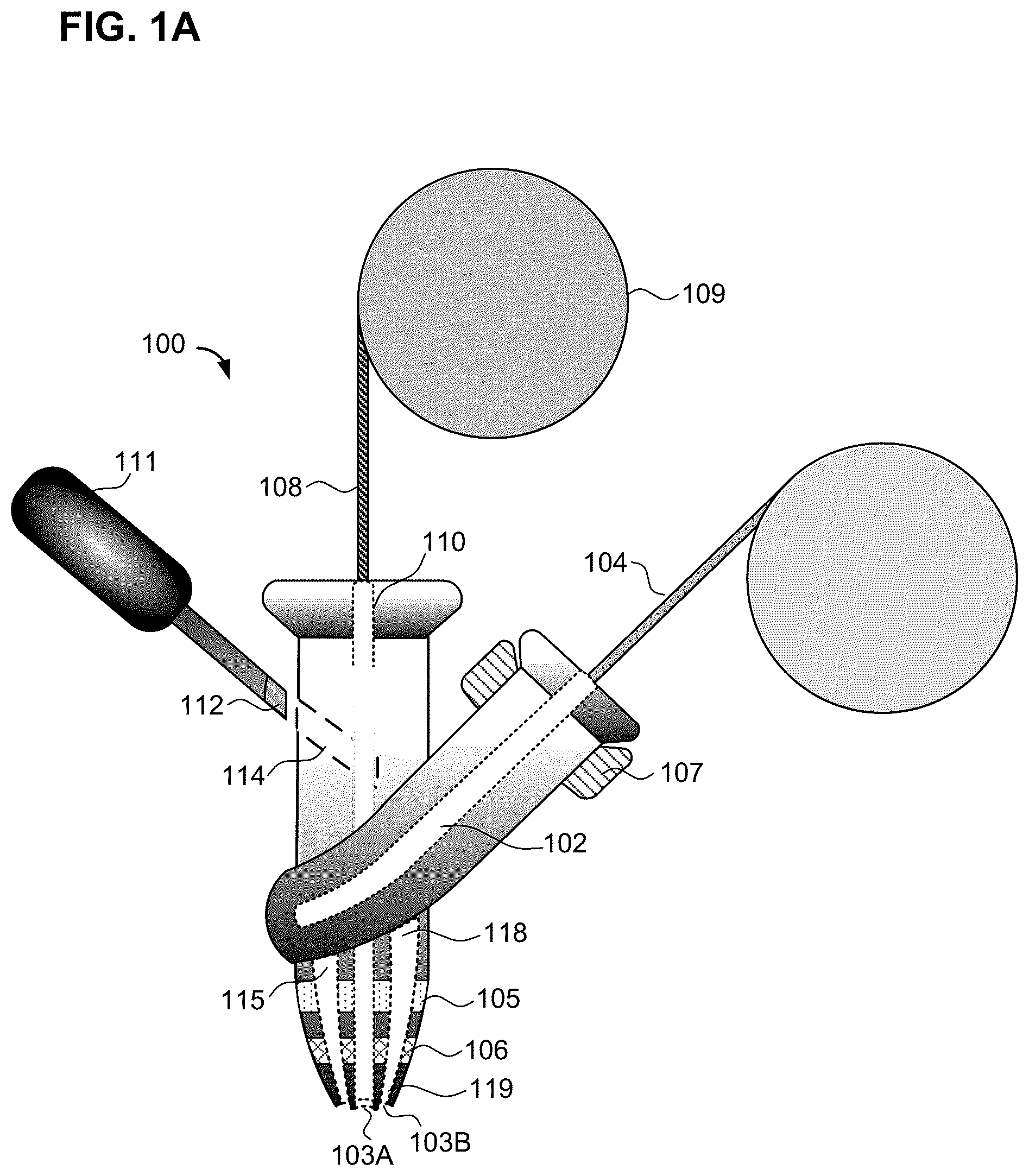 Patent US12318994 — Additive manufacturing techniques and systems to form composite materials — Figure 1