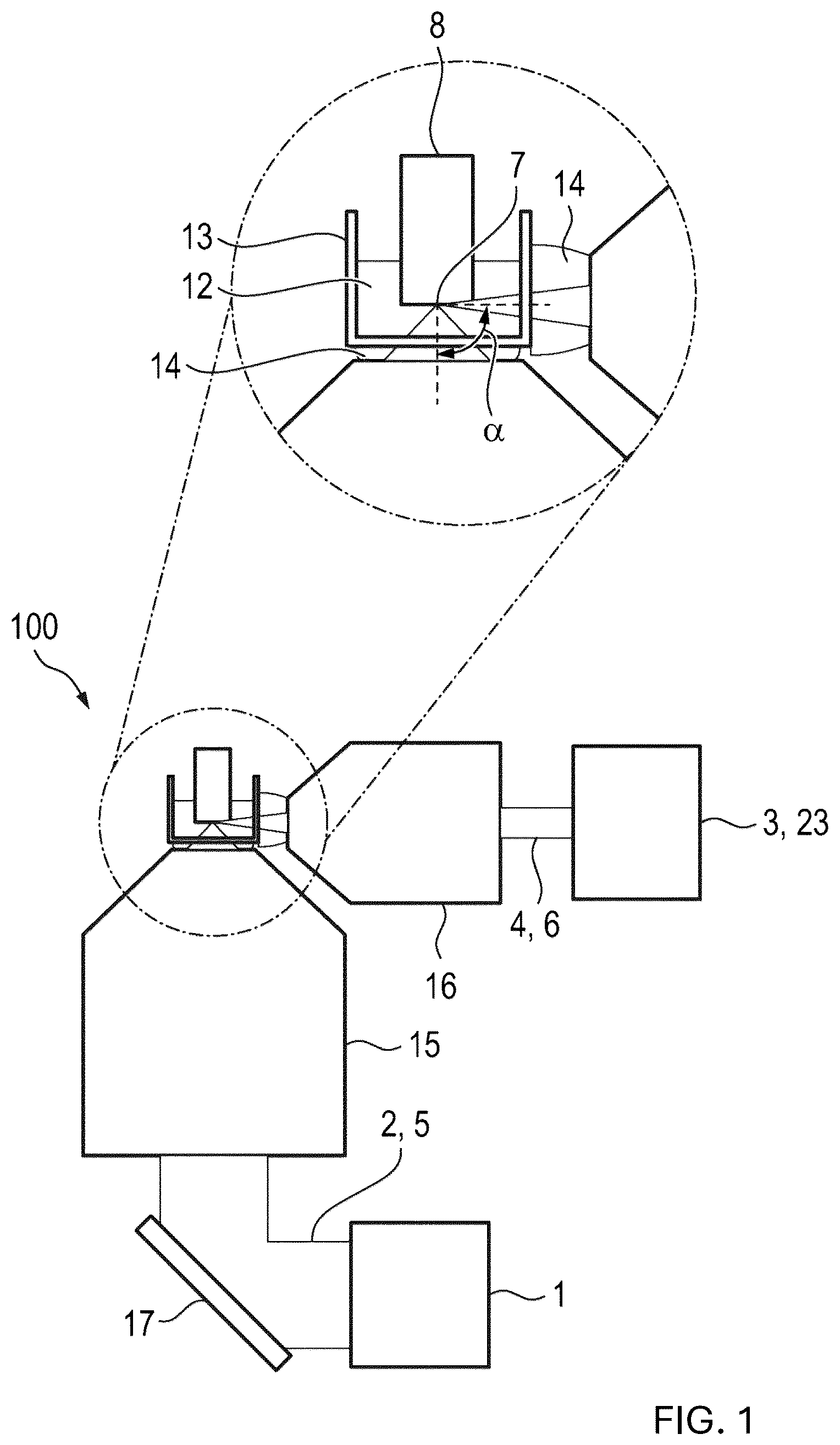 Patent US12319000 — 3D printing apparatus and 3D printing method for manufacturing a workpiece — Figure 1