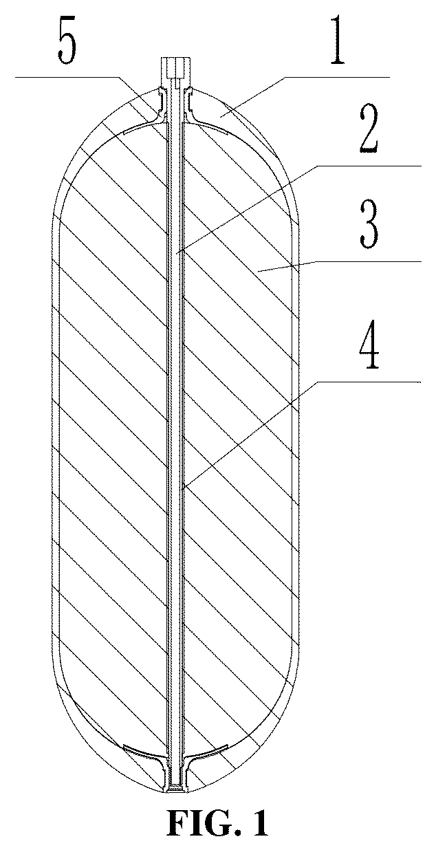 Patent US12319013 — Method for preparing high-pressure gas storage tank without liner — Figure 1