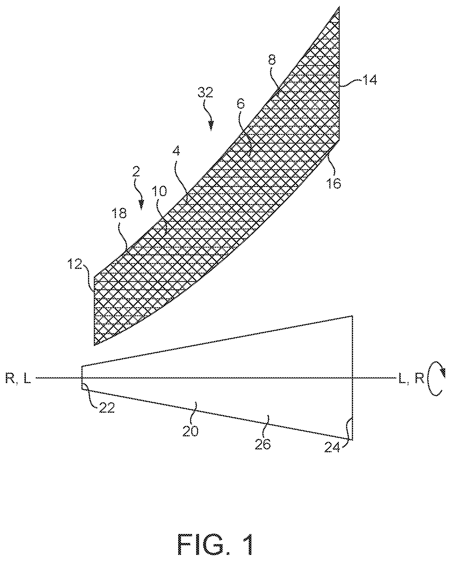 Patent US12319014 — Fibre-reinforced composite tubular shafts and manufacture thereof — Figure 1