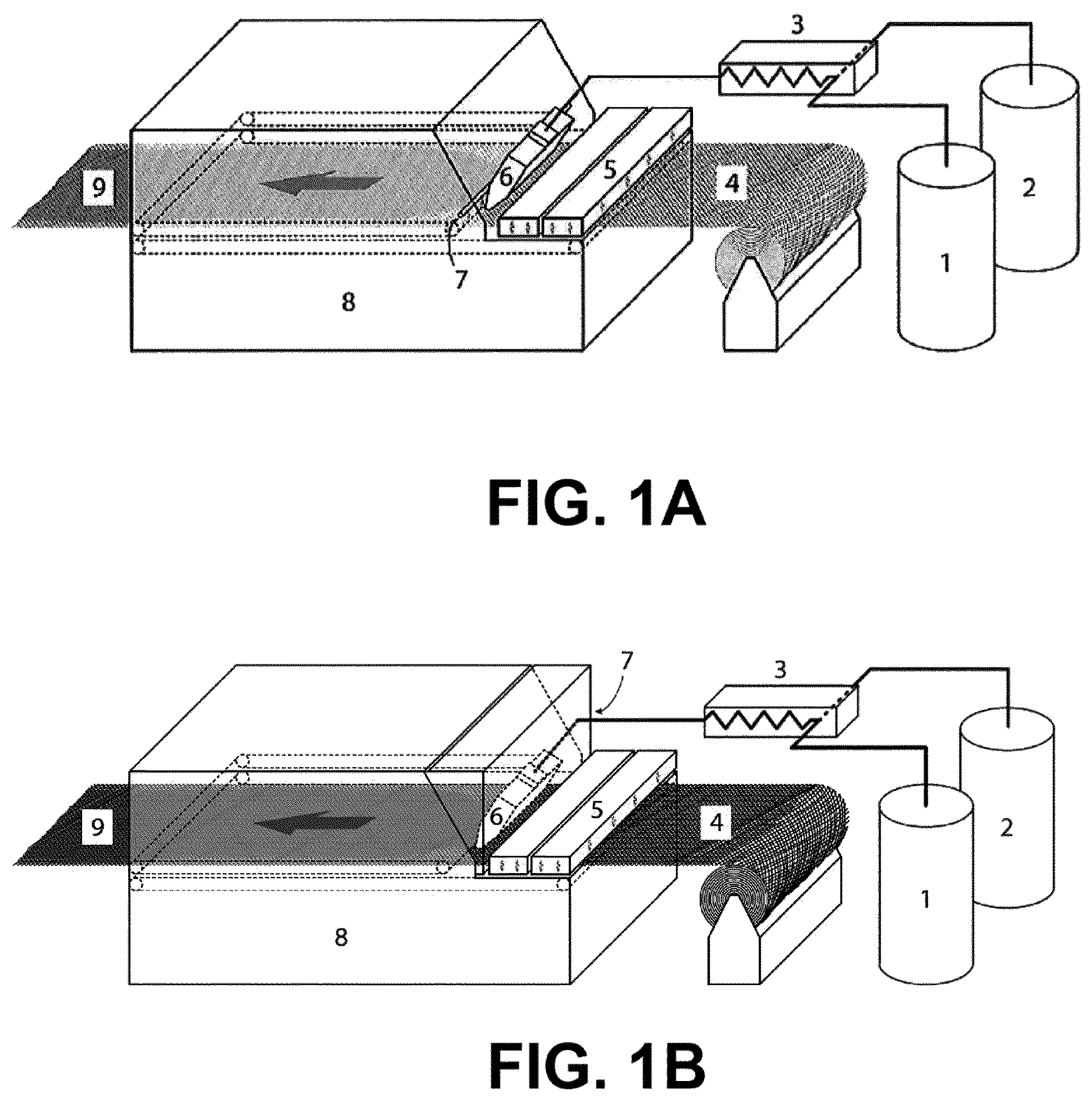 Patent US12319016 — System for producing a fully impregnated thermoplastic prepreg — Figure 1