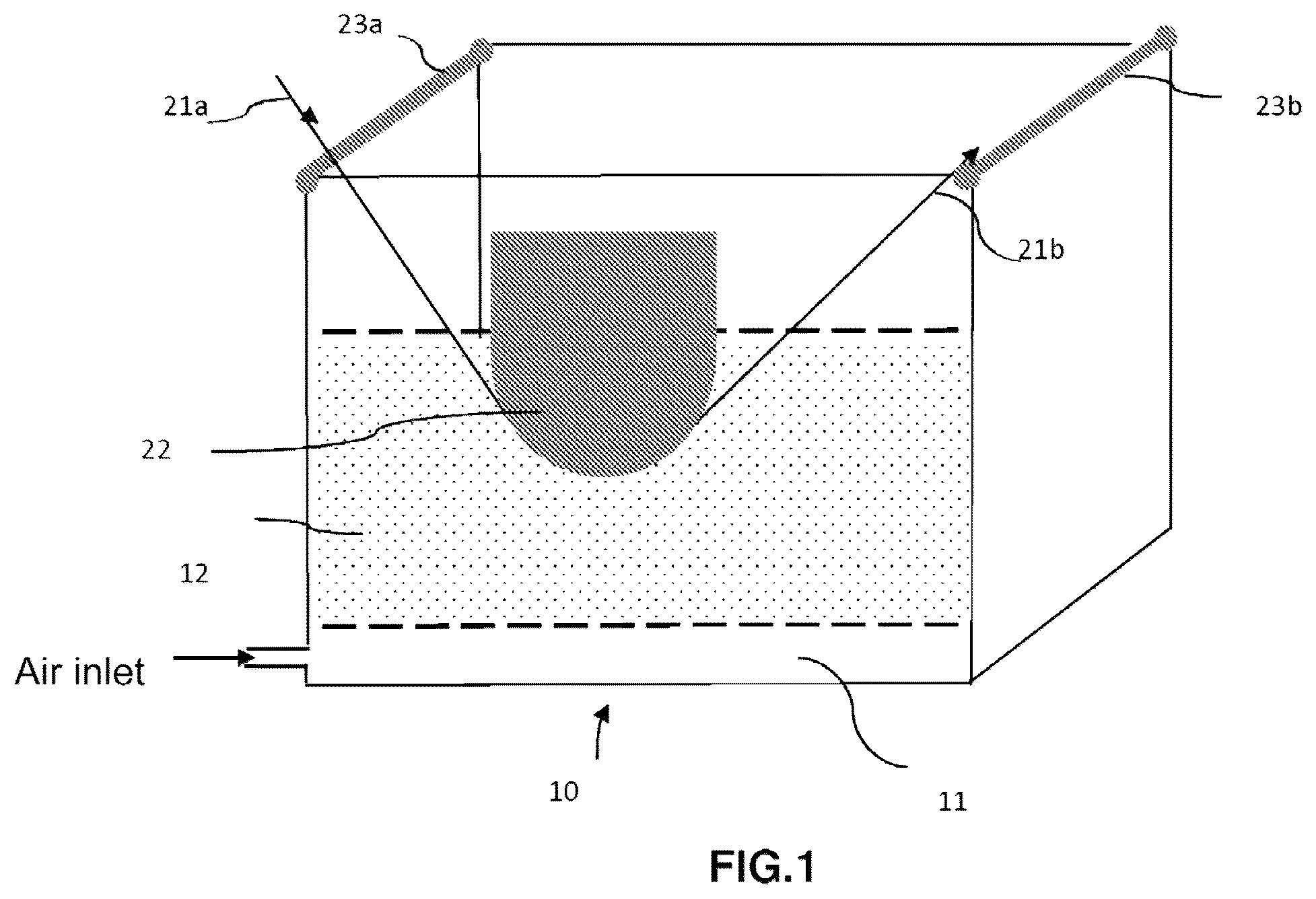 Patent US12319018 — Fibrous material impregnated with thermoplastic polymer having a thickness of less than or equal to 100MM and method for the production thereof — Figure 1