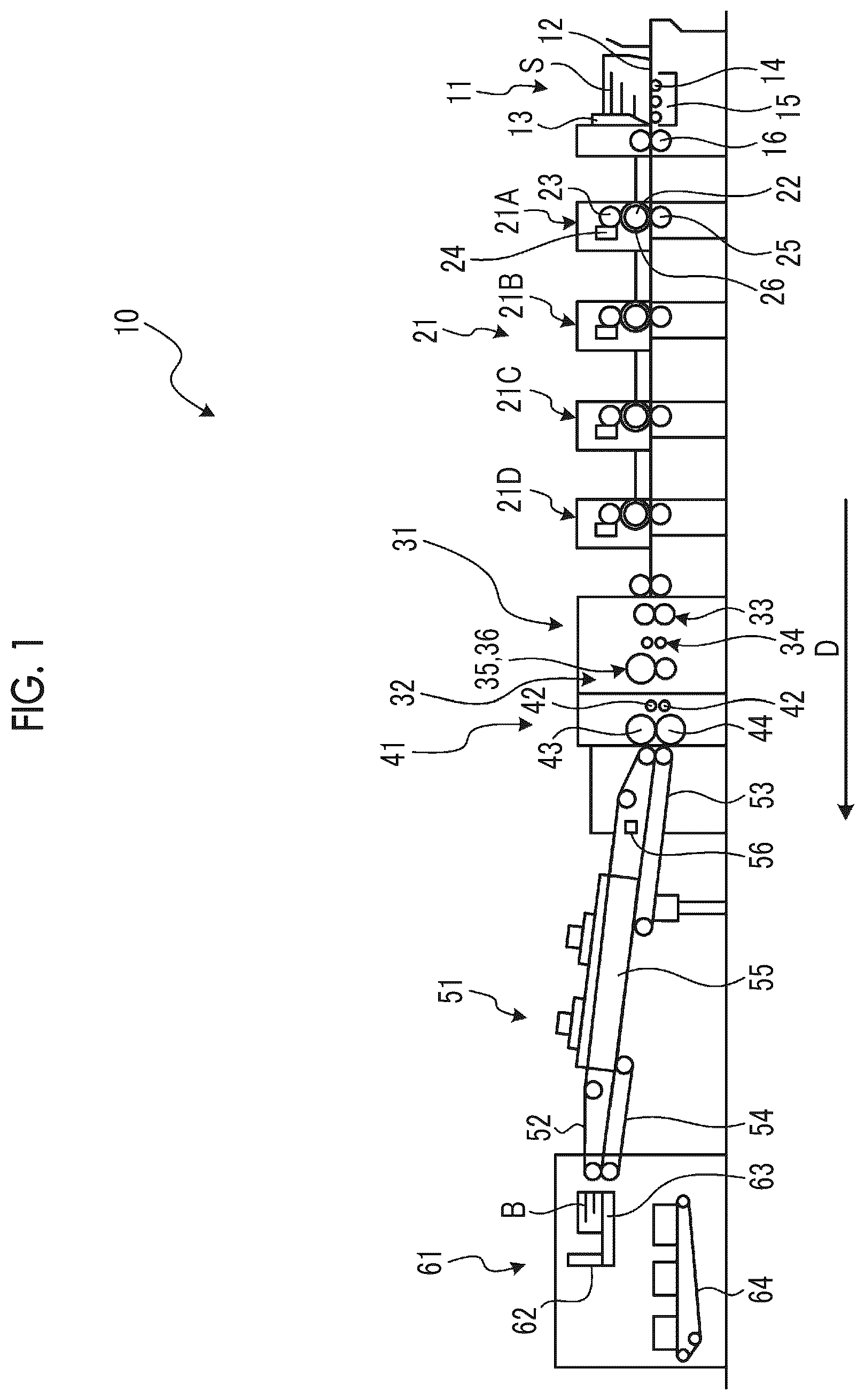 Patent US12319023 — Slitter device, slitter-head positioning method, and box making machine — Figure 1