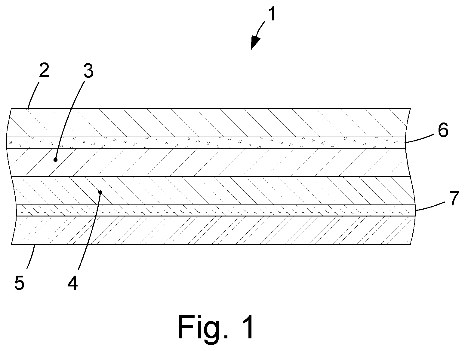 Patent US12319037 — Transparent polymer film with discoloration compensation — Figure 1
