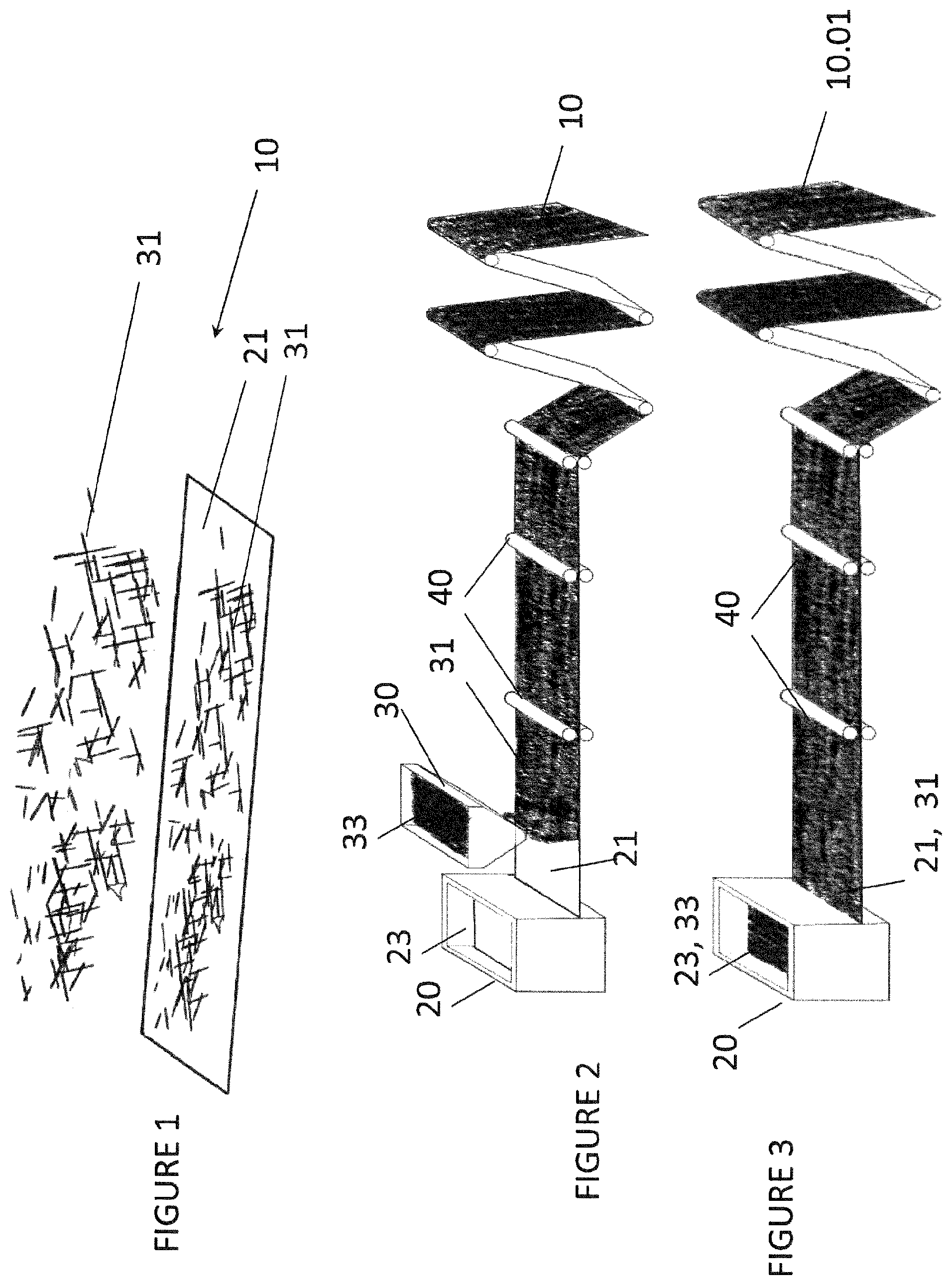 Patent US12319039 — Material, a layered or laminated material, formwork and or construction element — Figure 1