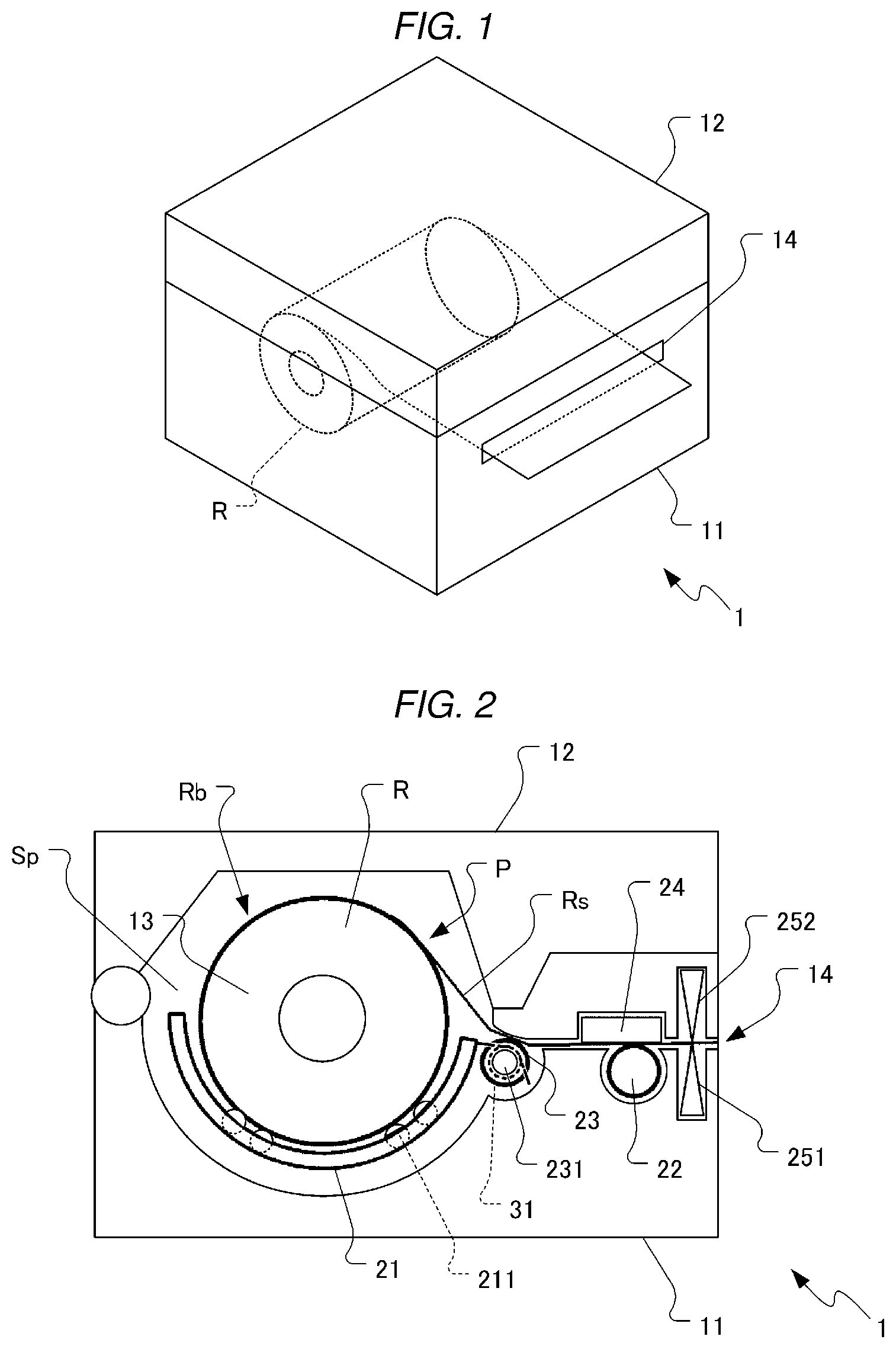 Patent US12319053 — Printer and paper drawing-out method — Figure 1