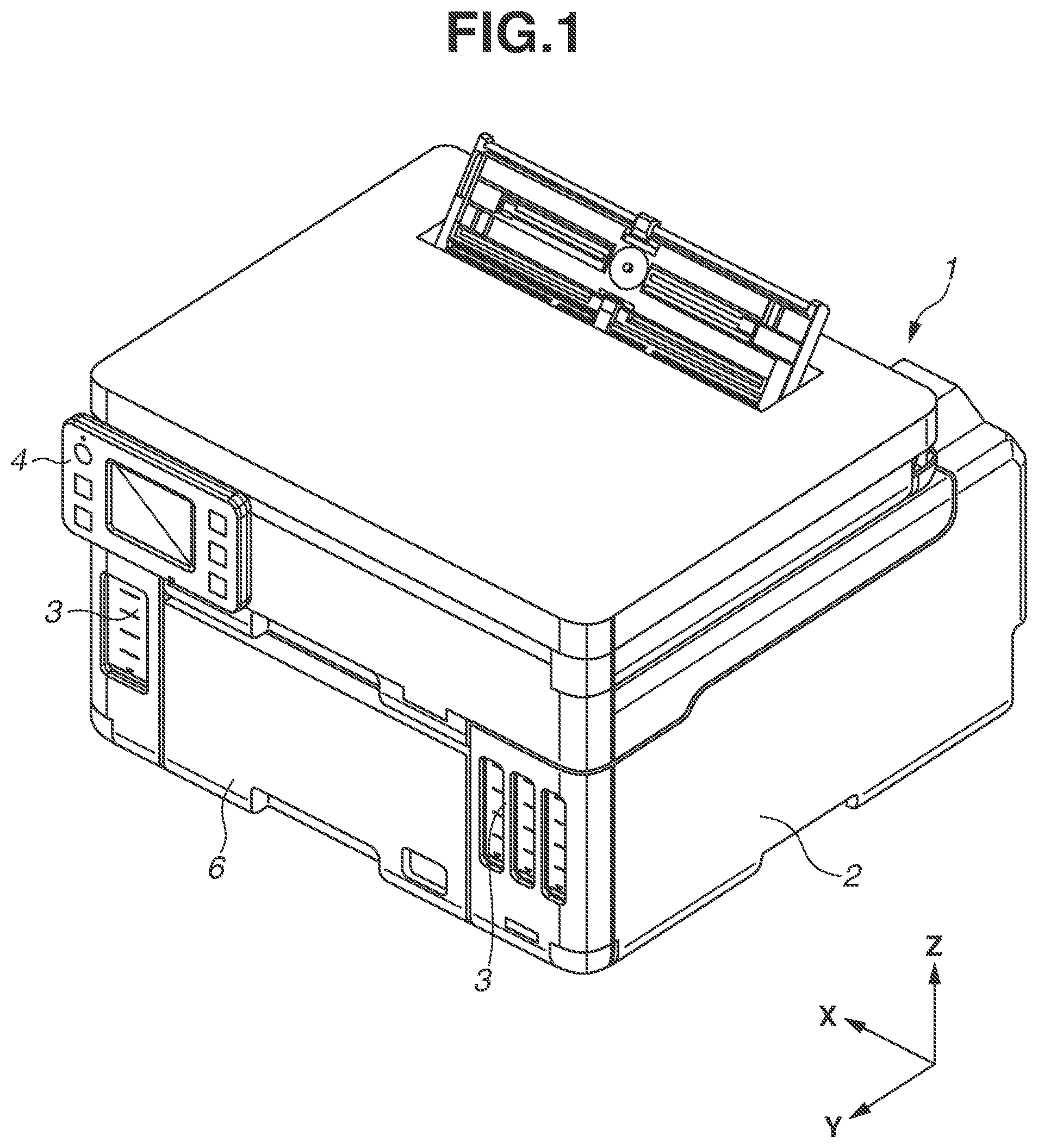 Patent US12319072 Figure 1 – Recording apparatus