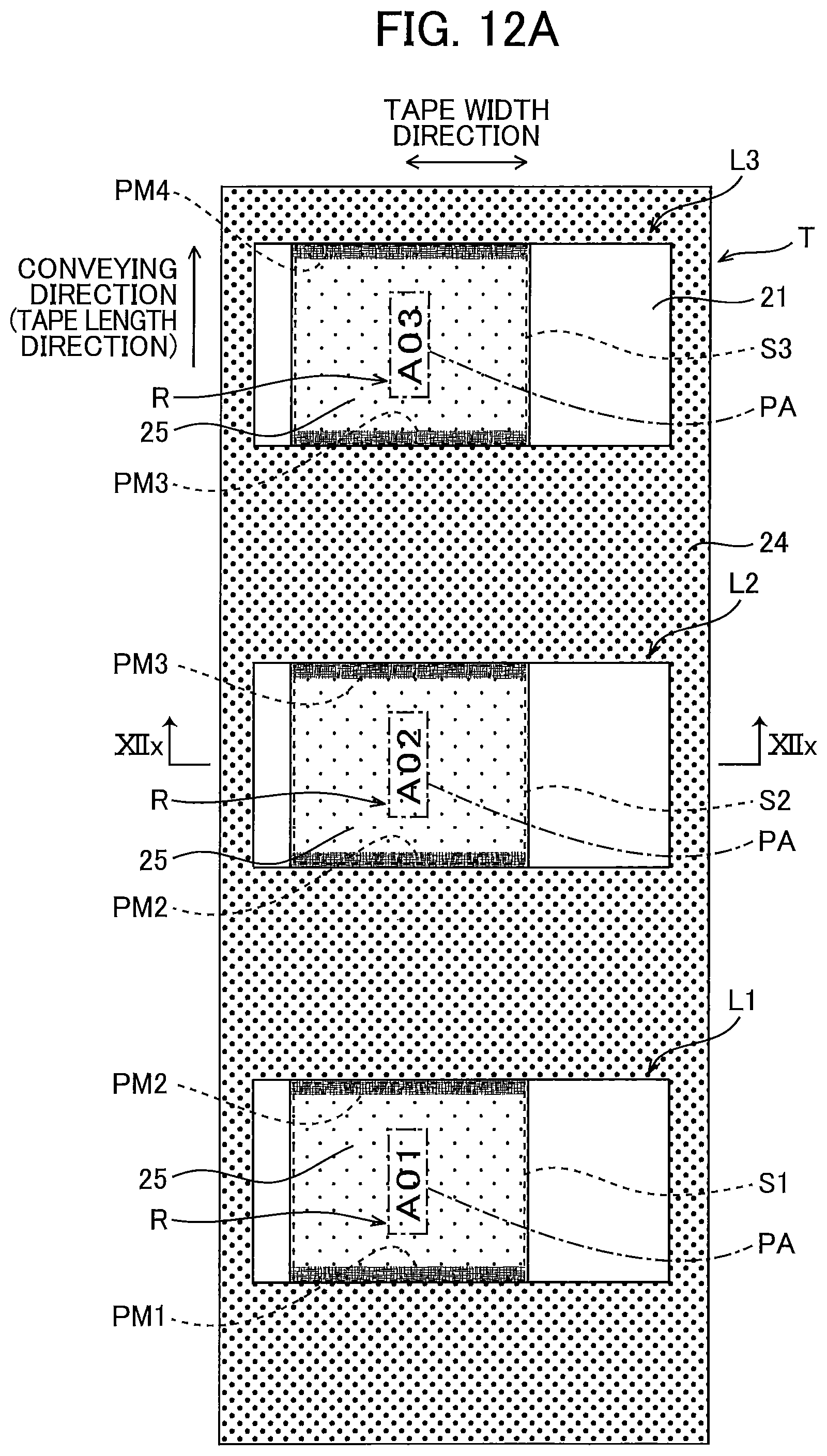 Patent US12319076 Figure 20 – Medium used with printer and including label and mark provided on release material
