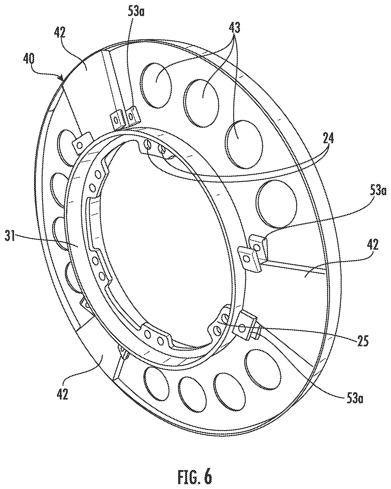Patent US12319090 Figure 6 – Mine material processing apparatus including gas spring wheel assemblies and related methods