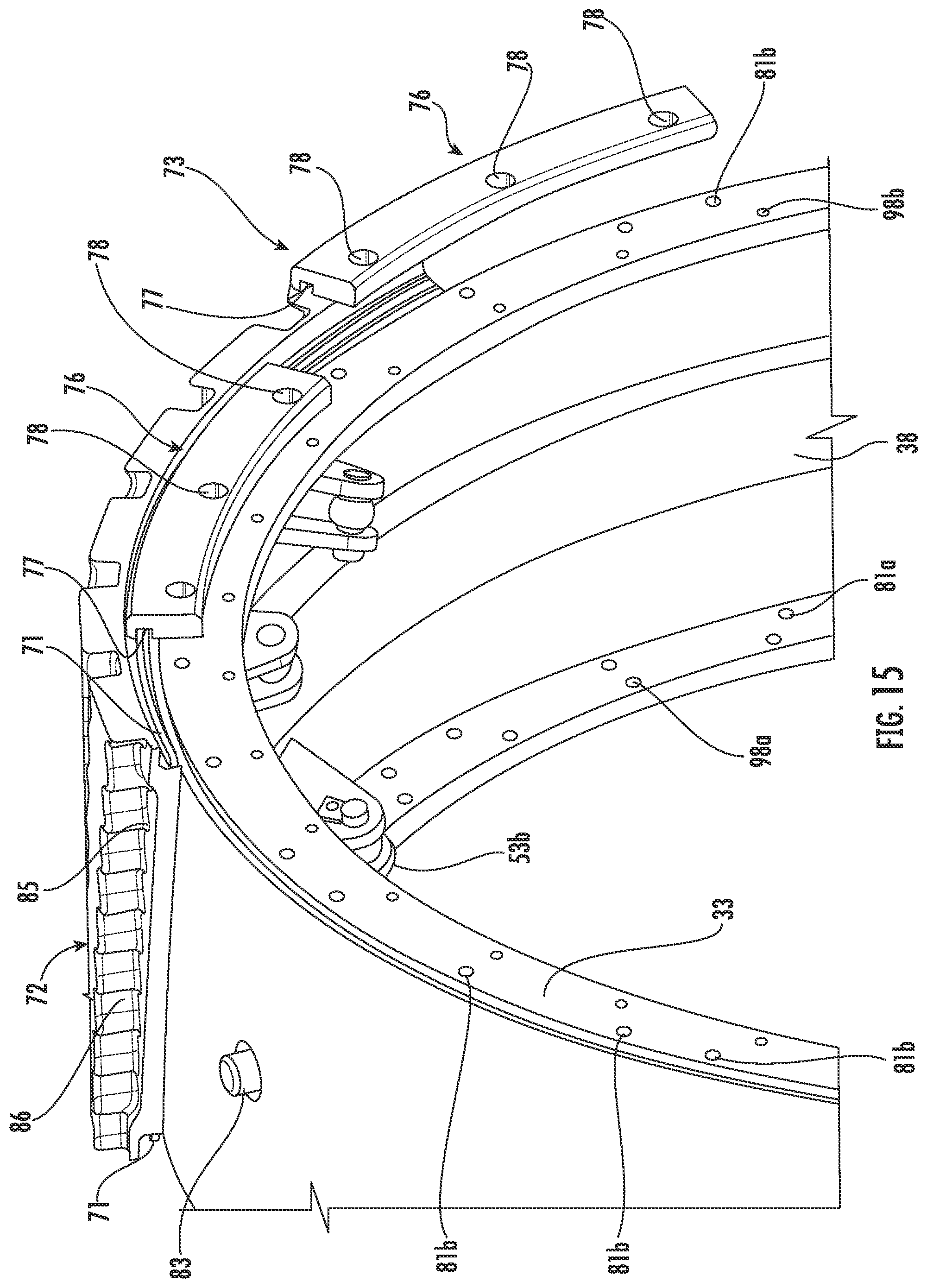 Patent US12319090 Figure 14 – Mine material processing apparatus including gas spring wheel assemblies and related methods
