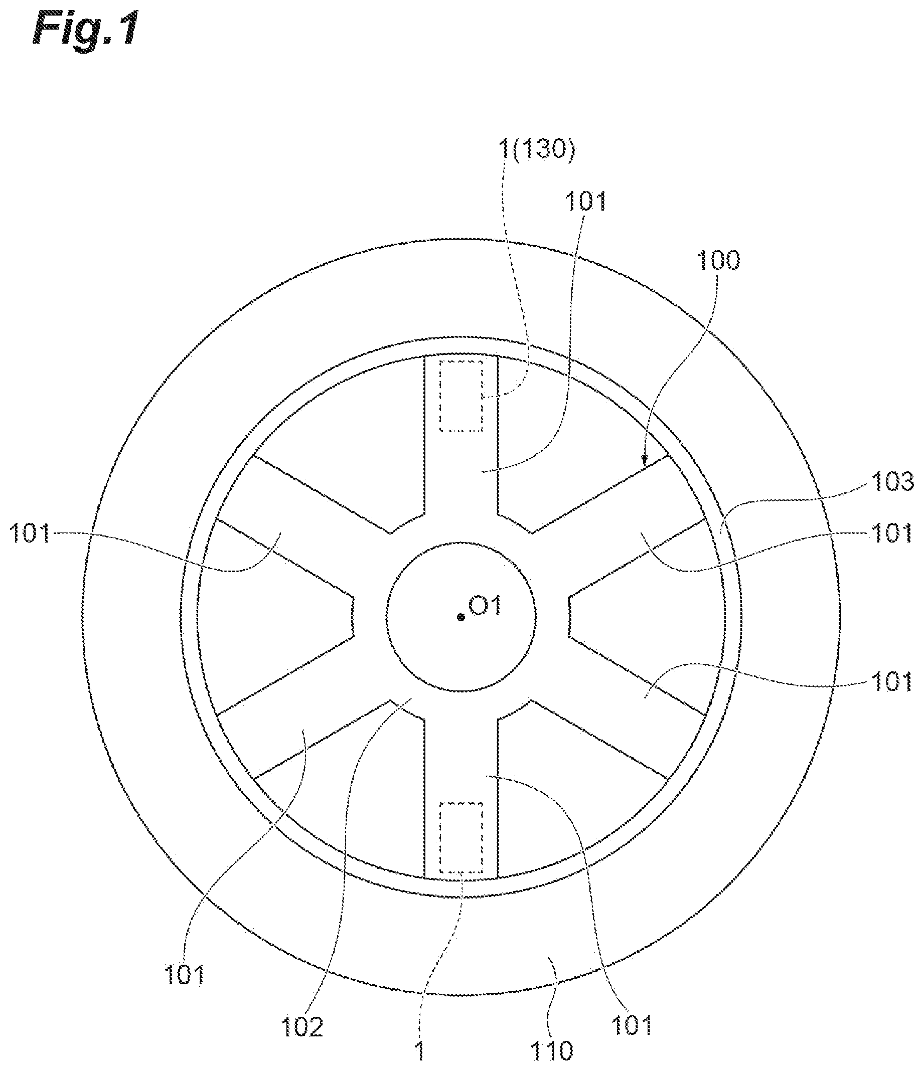 Patent US12319101 — Tire air supplementing device — Figure 1