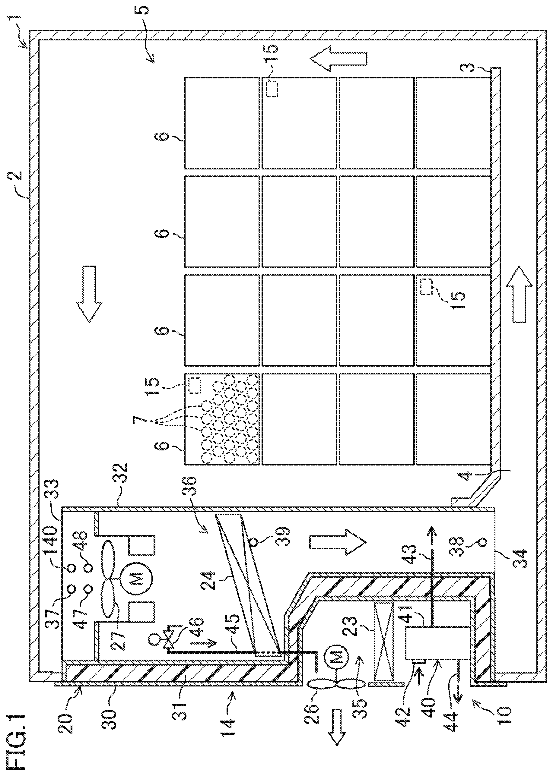 Patent US12319121 — Quality determination device — Figure 1