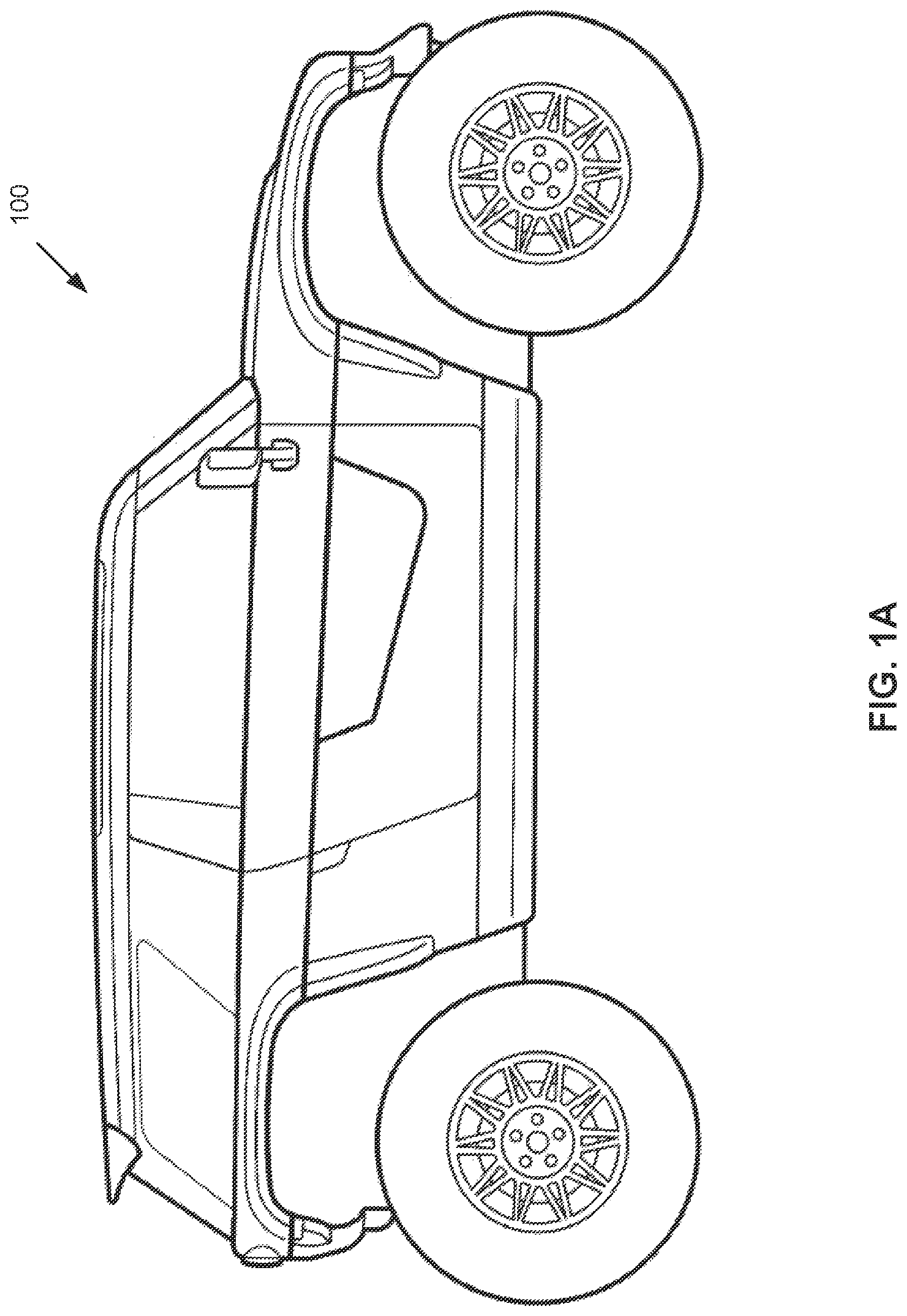 Patent US12319133 Figure 1 – Electric vehicle battery compartment