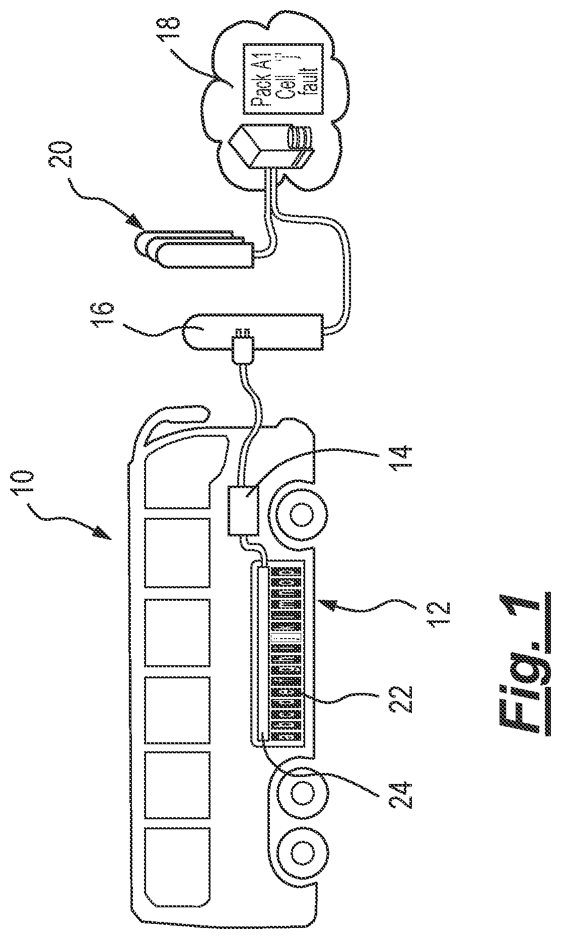 Patent US12319158 — Battery condition determination — Figure 1