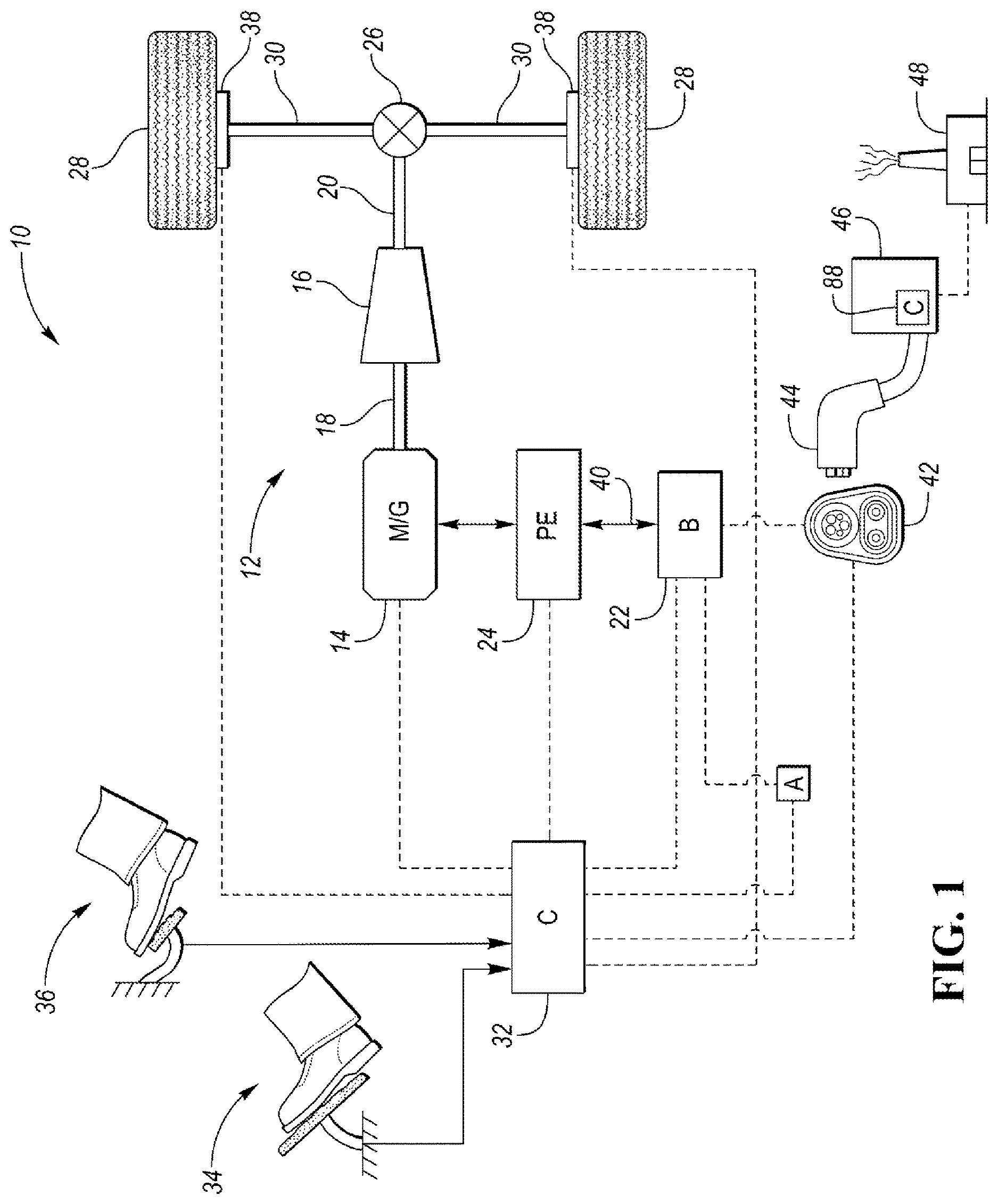 Patent US12319161 — Adaptor plug for an electric vehicle — Figure 1