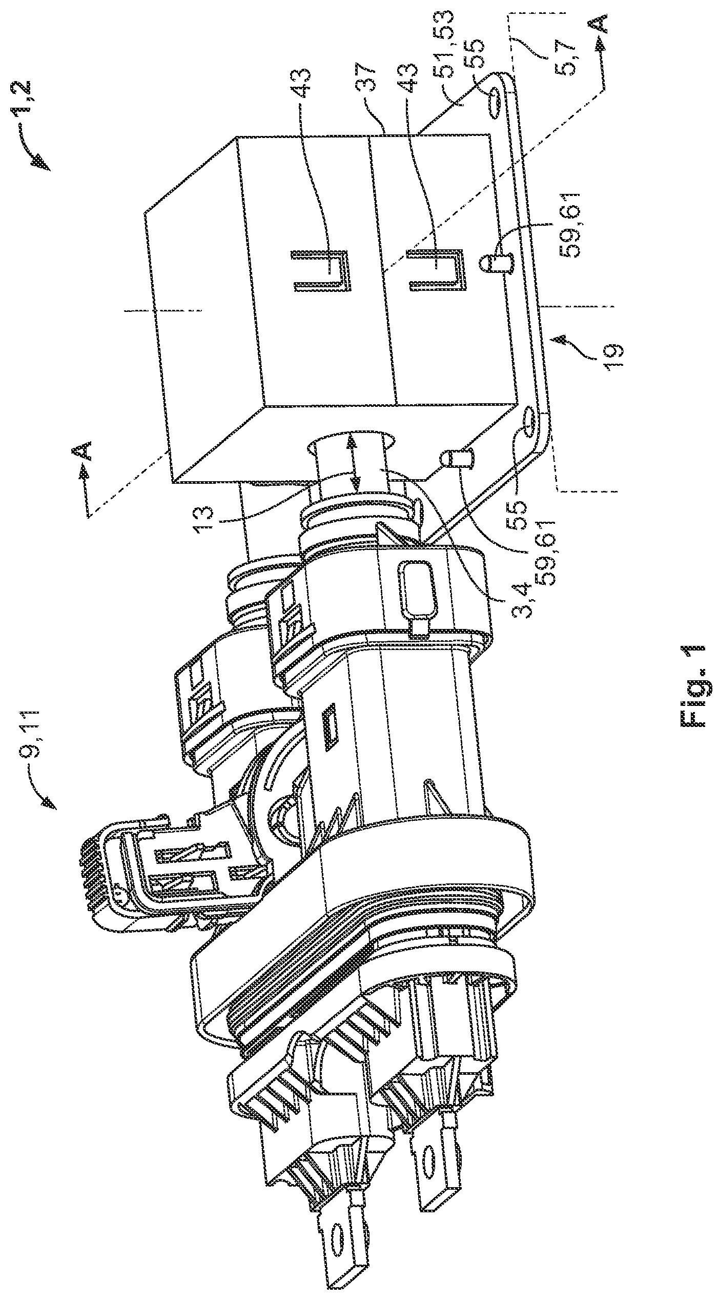 Patent US12319163 — Heat retarding arrangement with a phase change material for an electric vehicle — Figure 1
