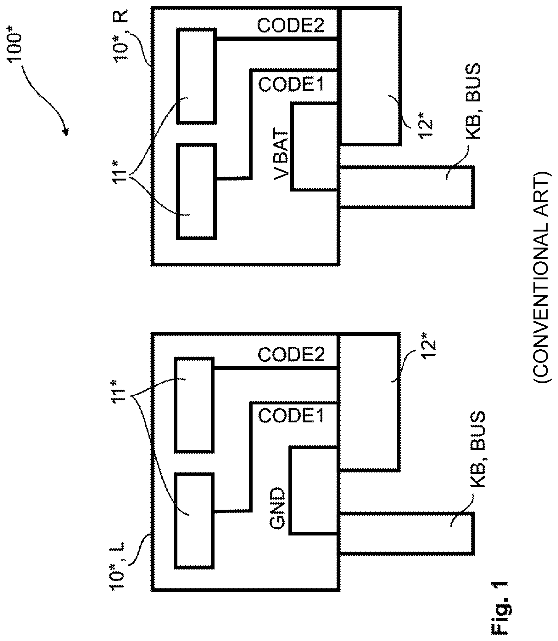 Patent US12319195 — Headlamp for a vehicle — Figure 1
