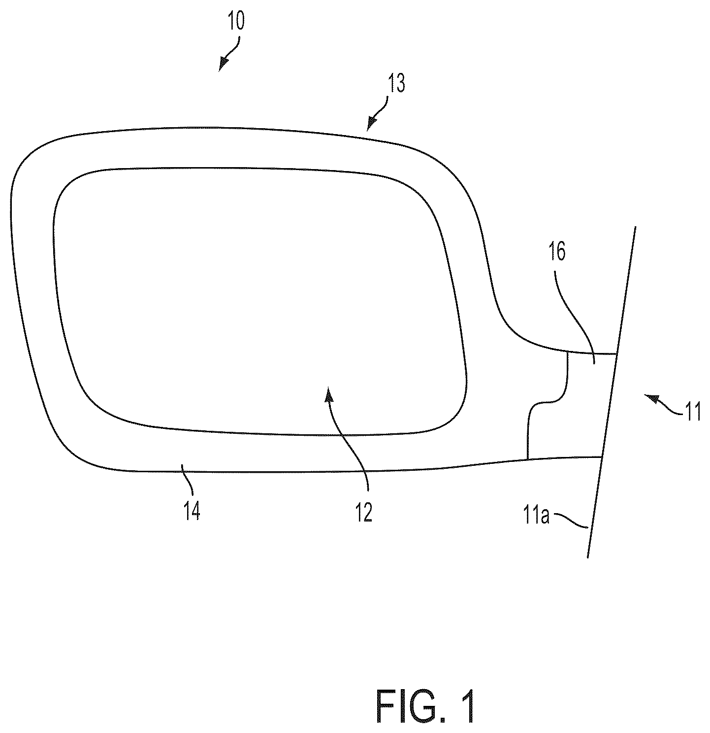 Patent US12319201 — Vehicular rearview mirror assembly with cameras — Figure 1