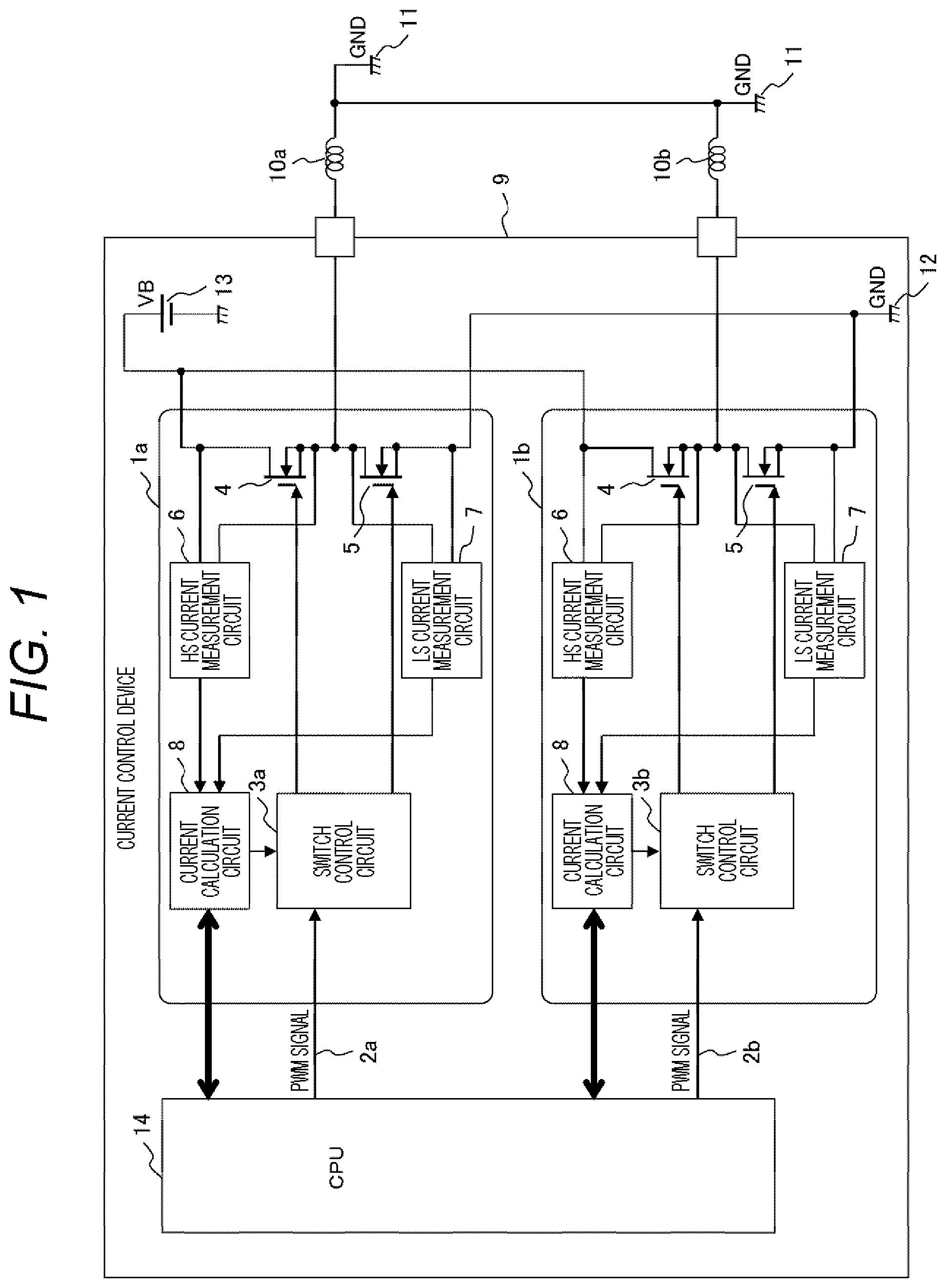 Patent US12319211 Figure 1 – Electronic control device and method for controlling electronic control device