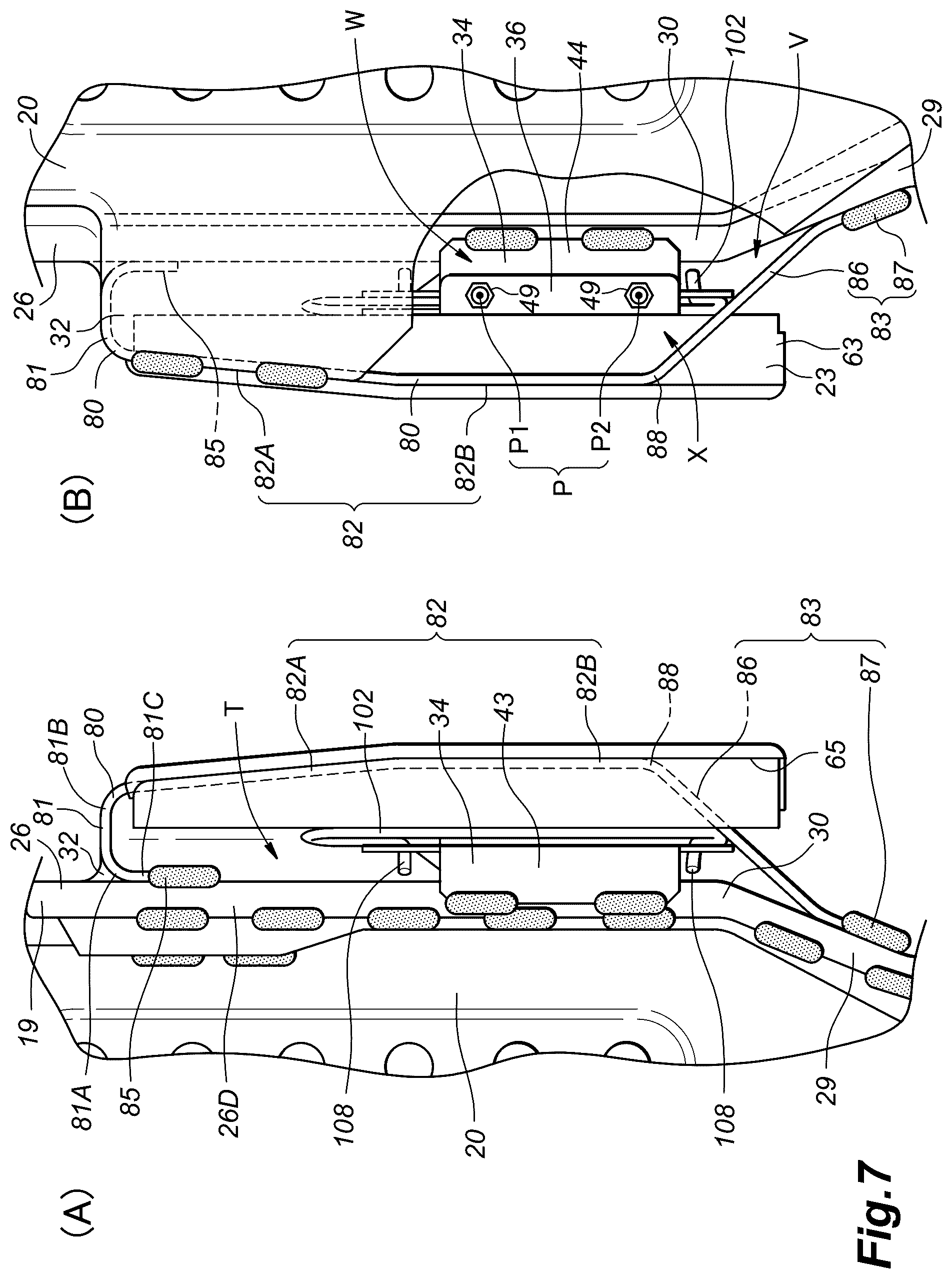 Patent US12319220 Figure 7 – Vehicle seat