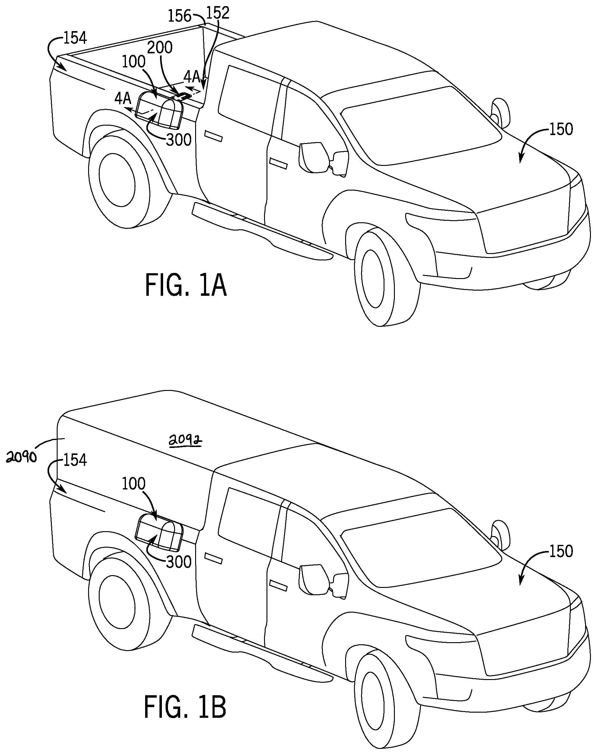 Patent US12319239 — Mounting system for securing items to vehicle — Figure 1