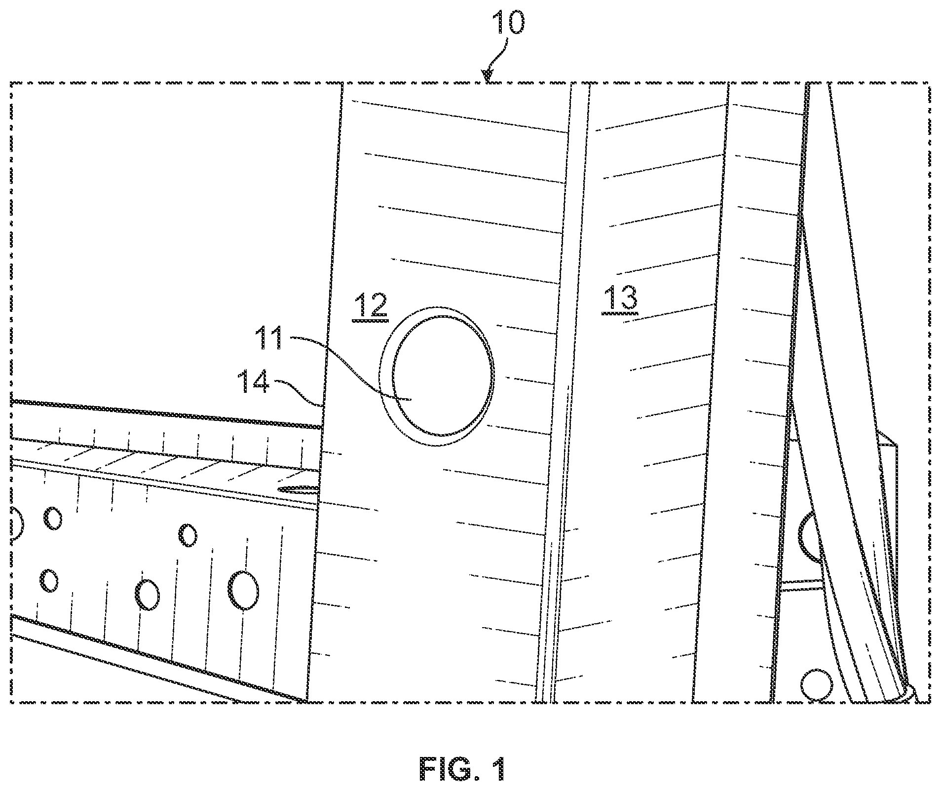 Patent US12319247 — Device, systems, and methods for mounting articles to a vehicle chassis — Figure 1