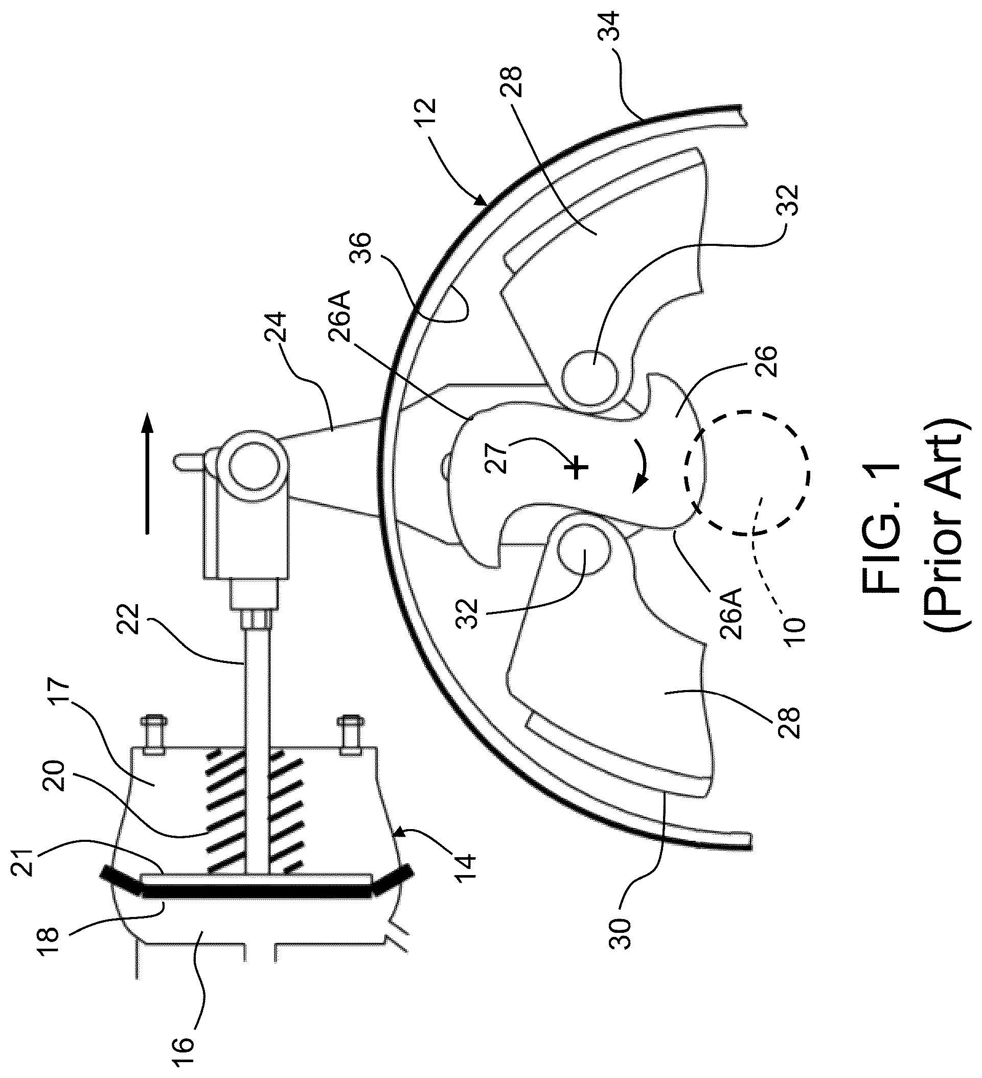 Patent US12319250 — Brake systems, vehicles including such systems, methods of operating such systems, and methods of installing such systems — Figure 1