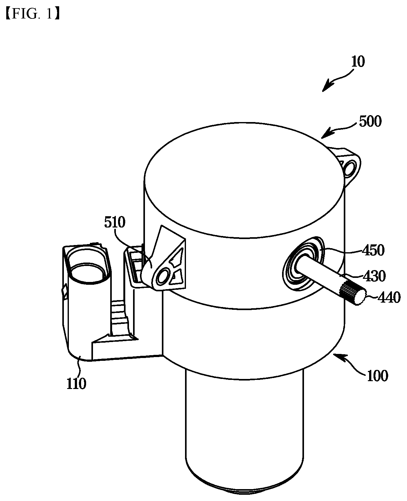 Patent US12319254 Figure 1 – Actuator for brake device