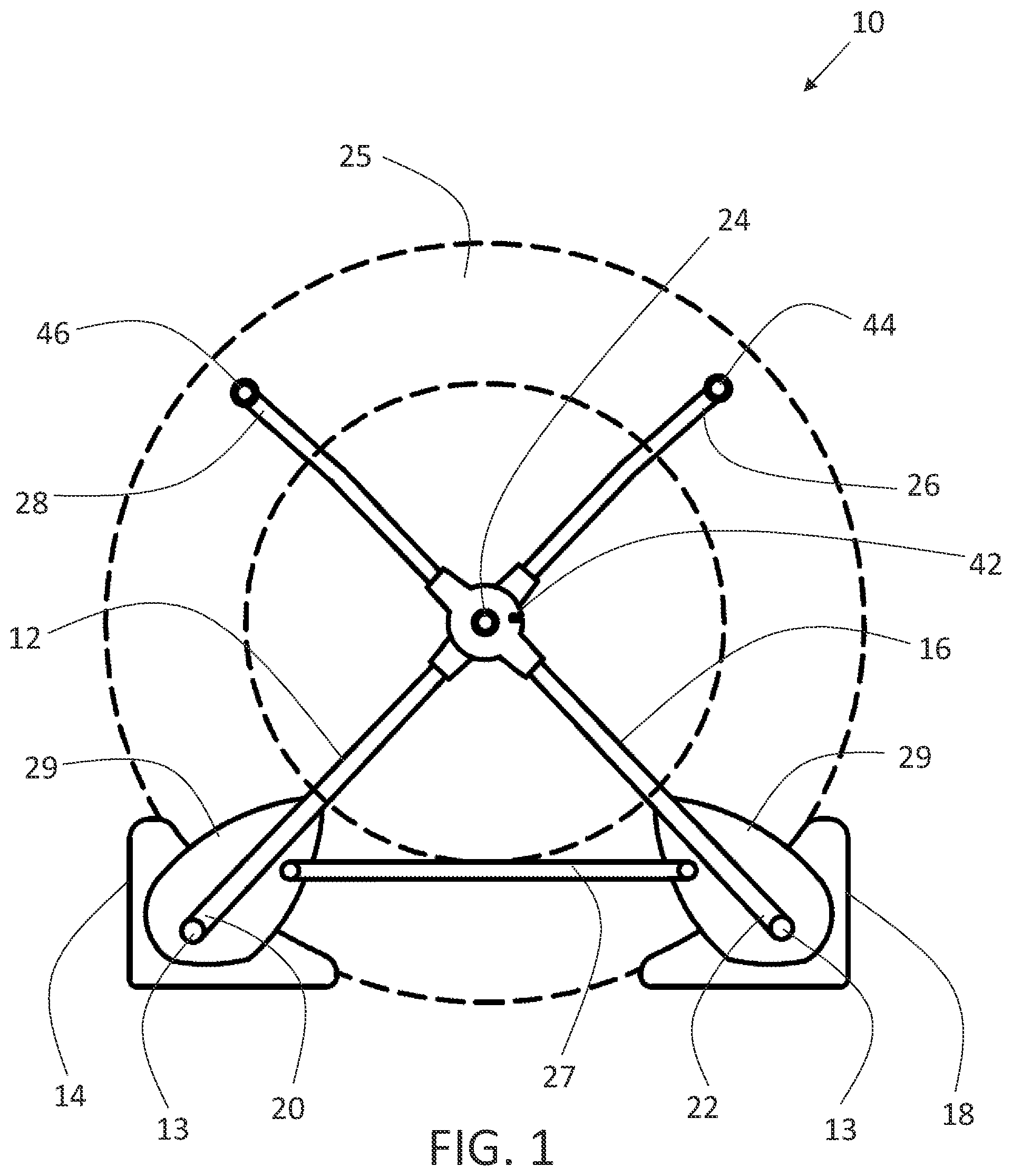 Patent US12319258 Figure 1 – Positive pressure chock system