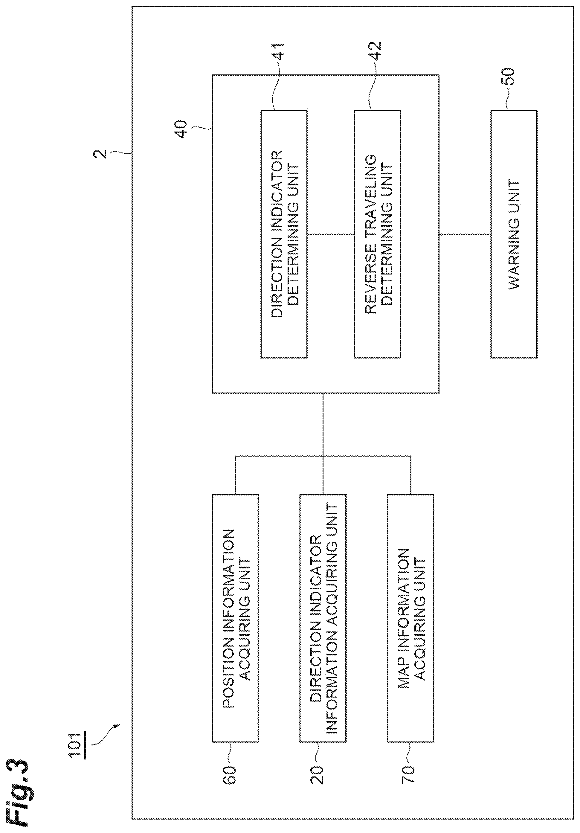 Patent US12319296 Figure 3 – Reverse traveling determination device