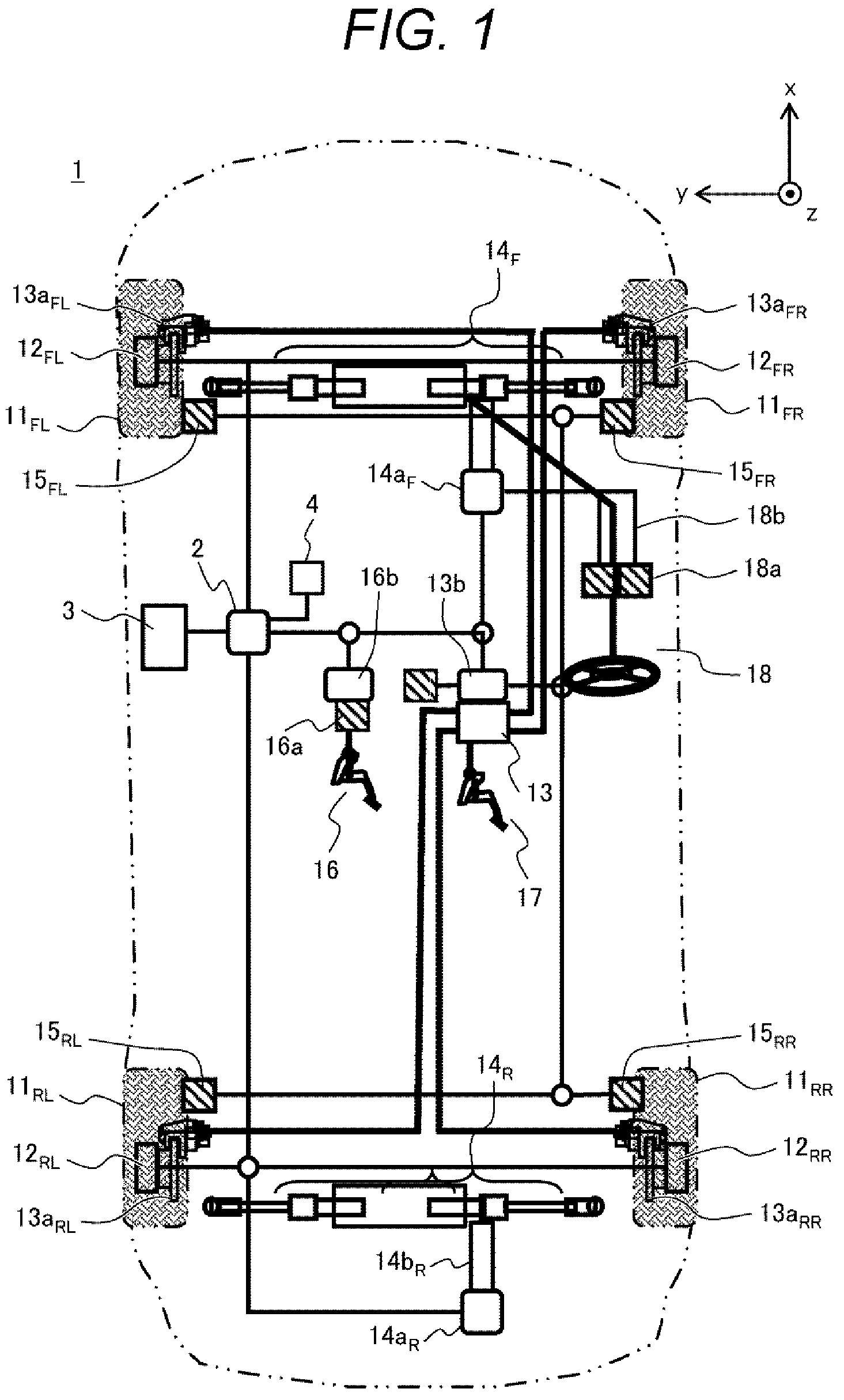 Patent US12319314 Figure 1 – Vehicle integrated-control device and vehicle integrated-control method