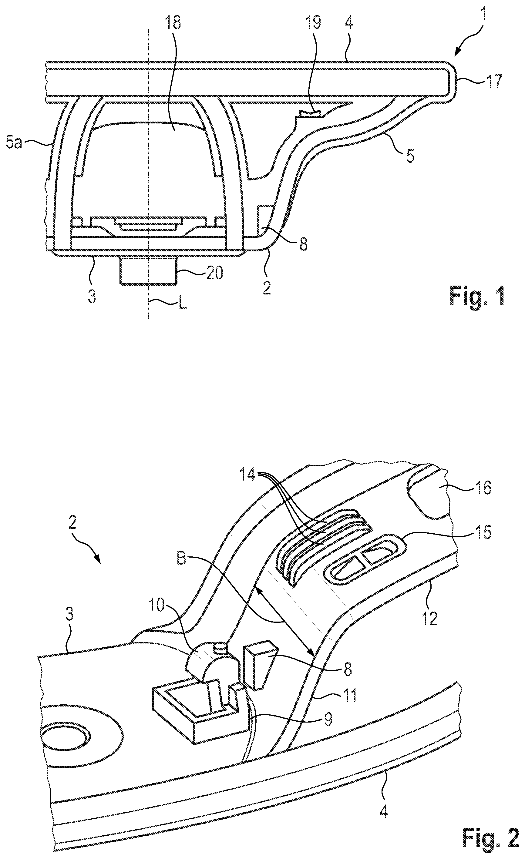 Patent US12319334 — Steering wheel — Figure 1