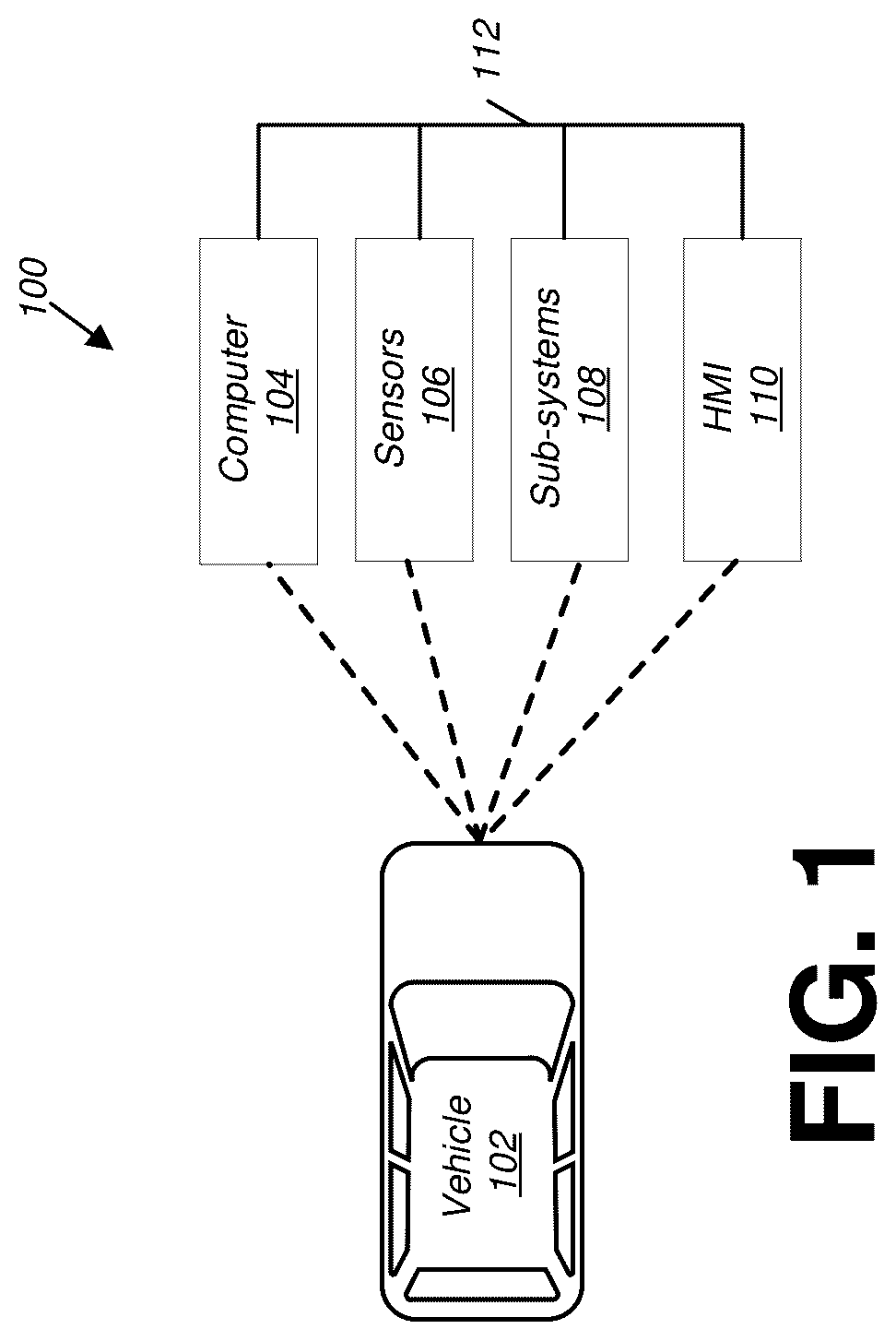 Patent US12319342 — Vehicle steering control — Figure 1