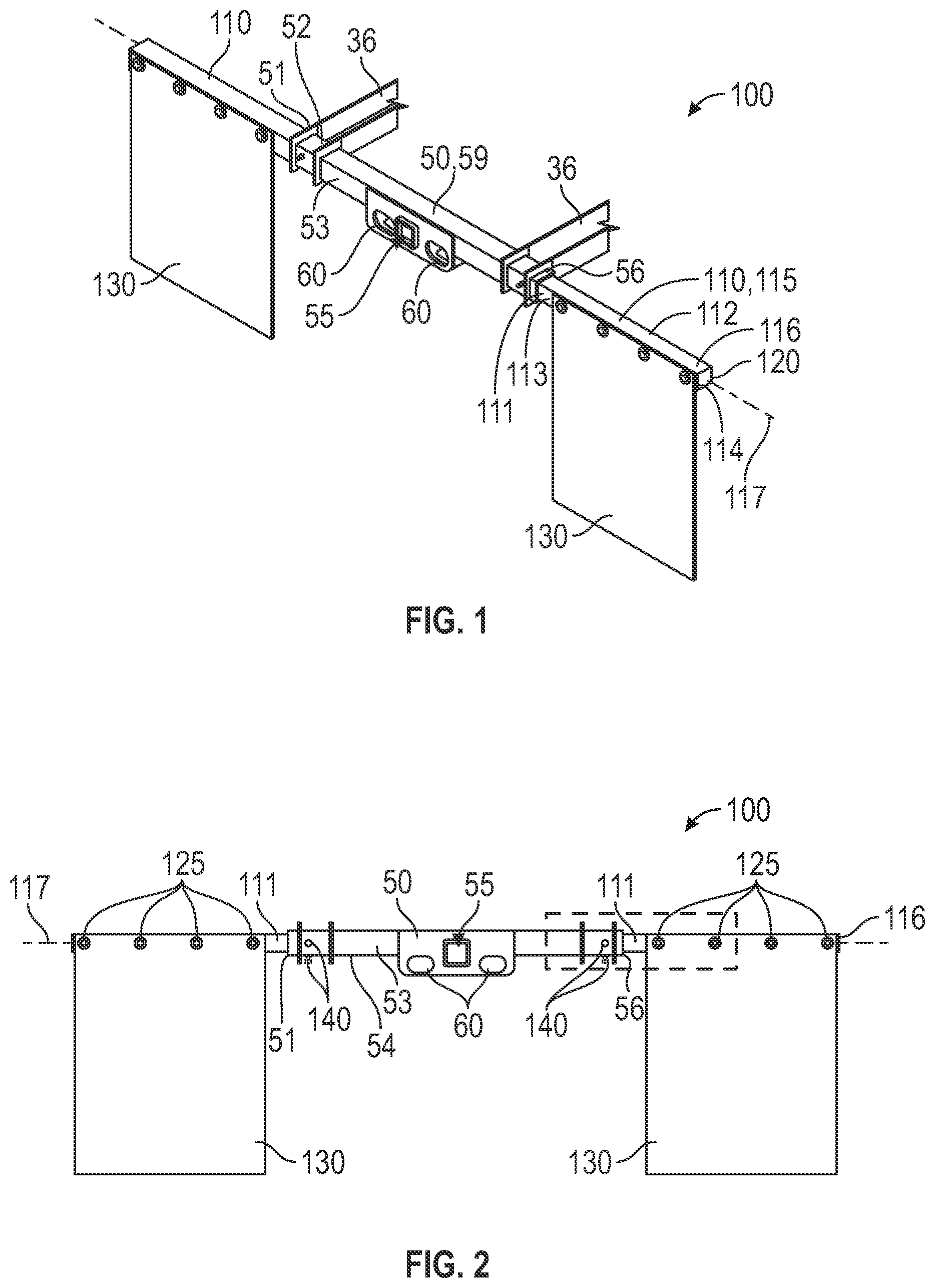 Patent US12319355 — Mud flap and step assembly — Figure 1