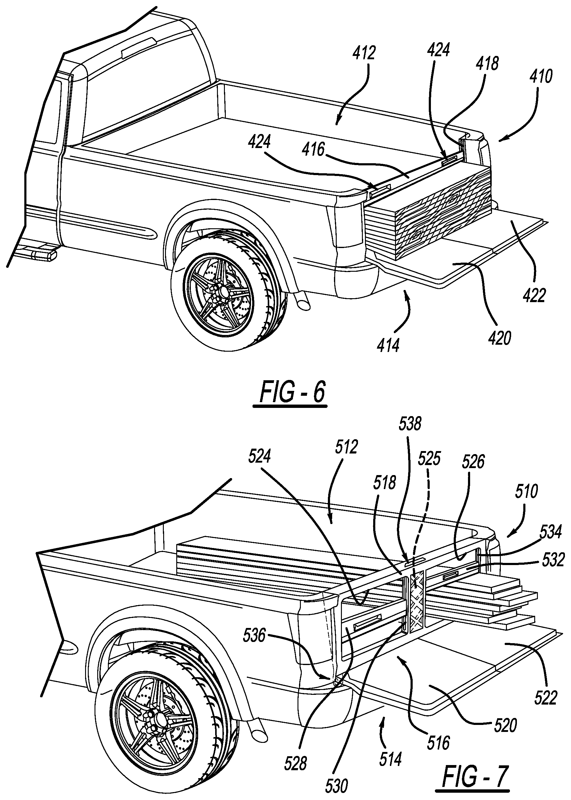 Patent US12319360 Figure 5 – Modular tailgate