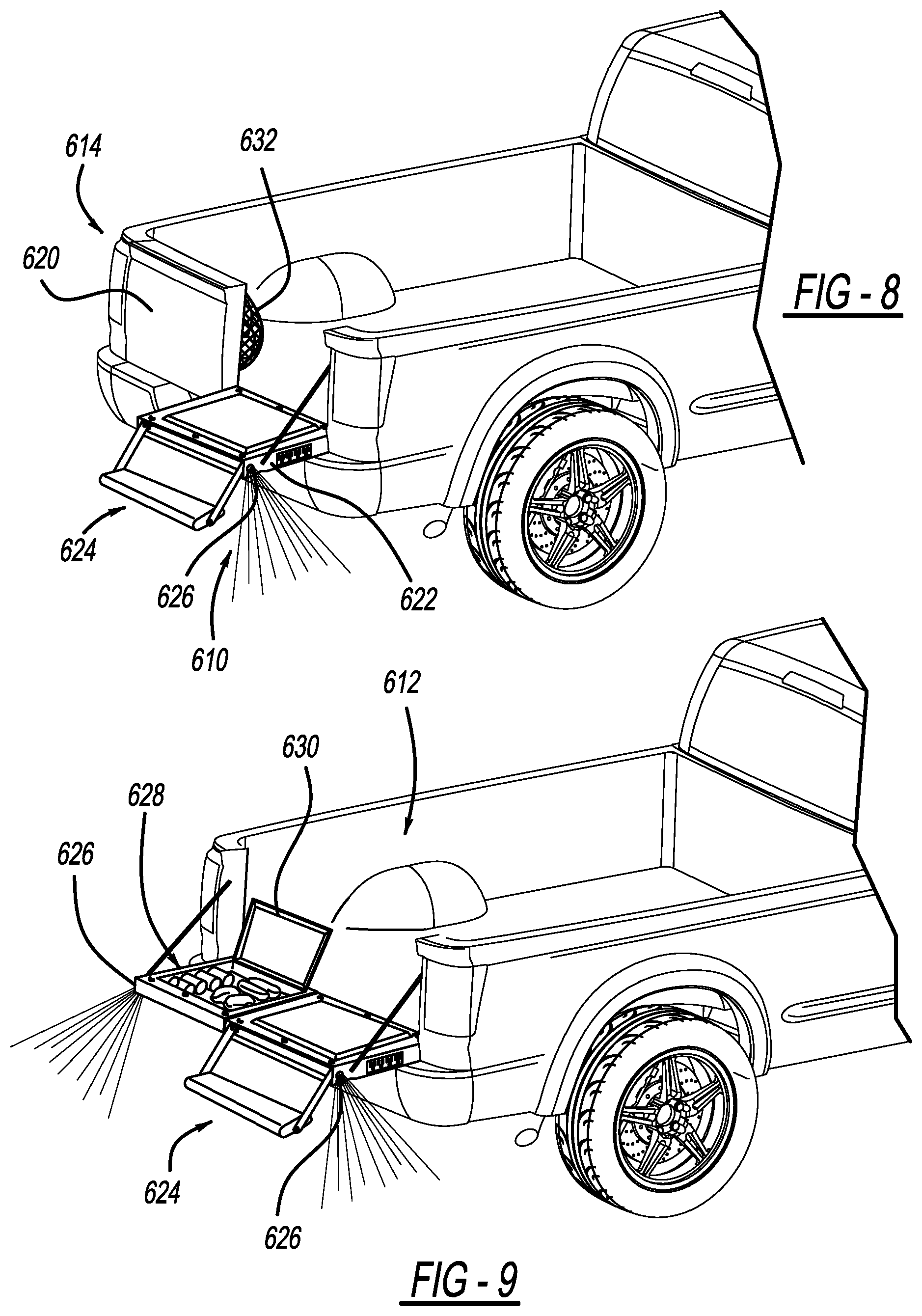 Patent US12319360 Figure 6 – Modular tailgate