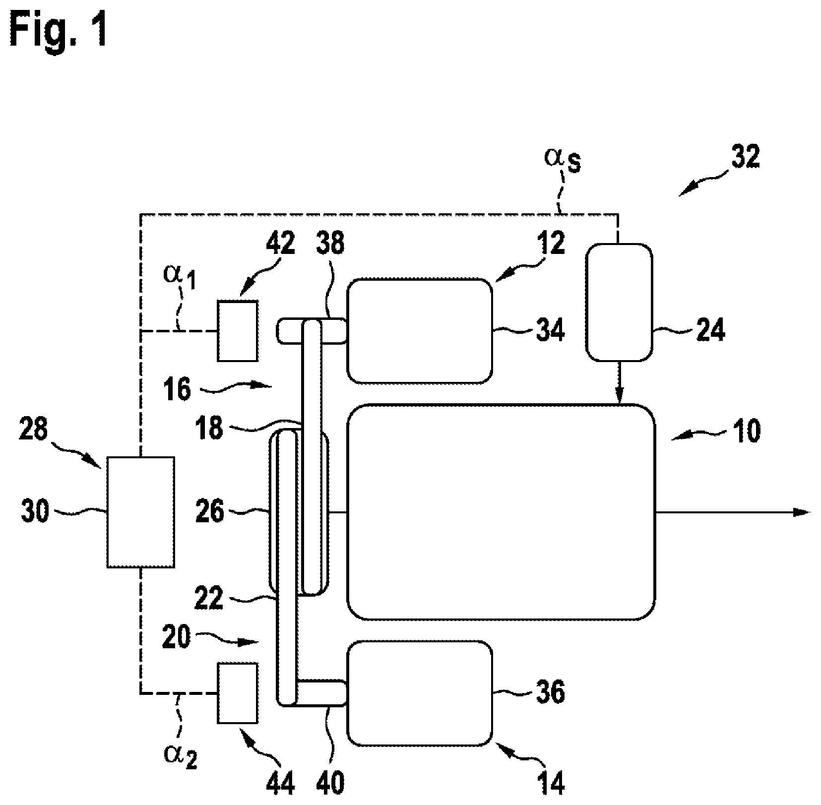 Patent US12319367 — Method for monitoring a steering device — Figure 1