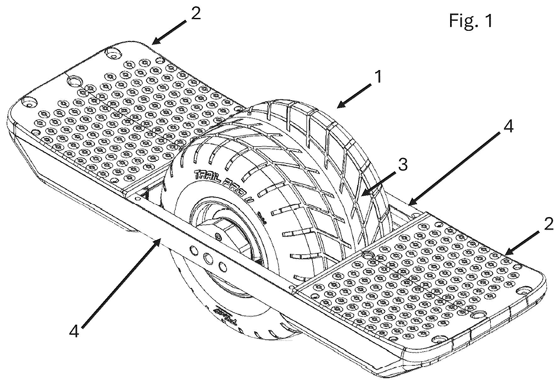Patent US12319377 — Single wheel vehicle rider presence detector — Figure 1