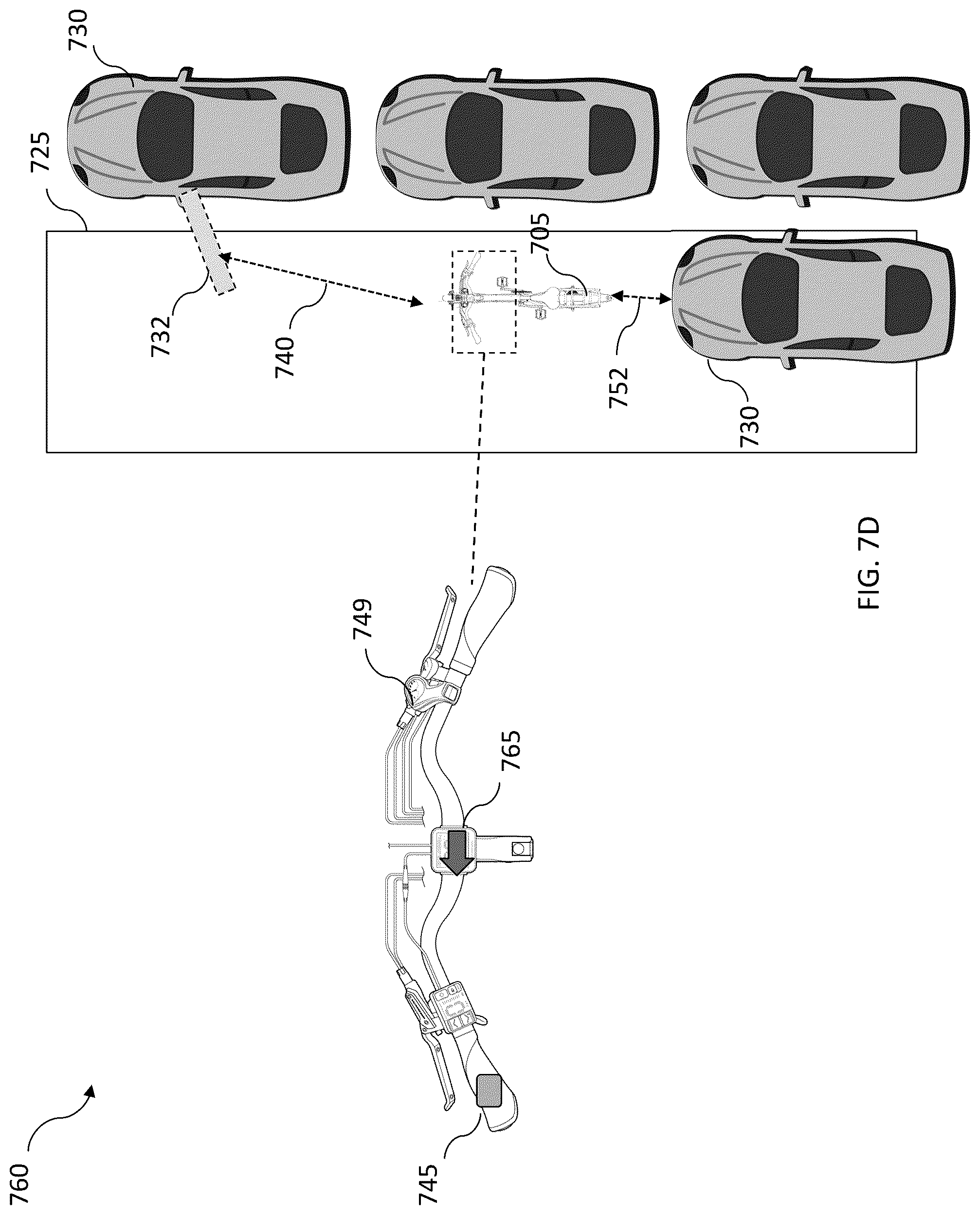 Patent US12319379 Figure 13 – Electric bicycle object detection system