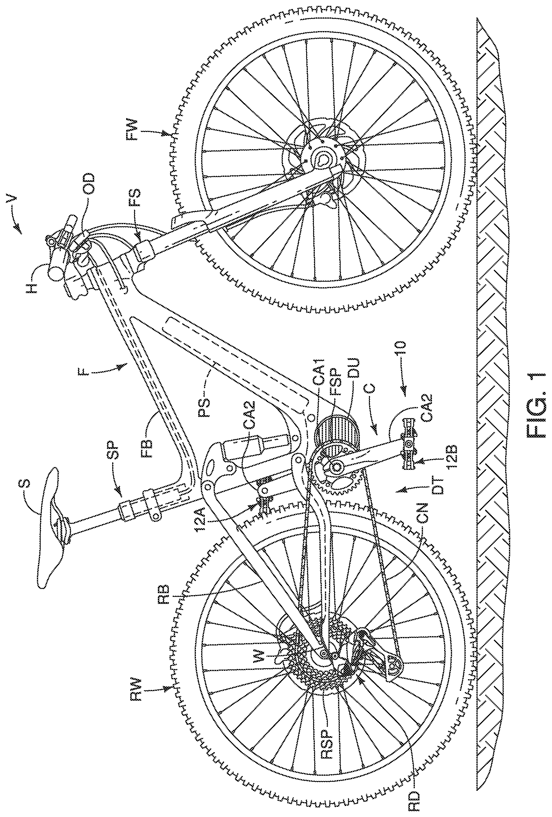 Patent US12319383 — Pedal assembly for human powered vehicle — Figure 1